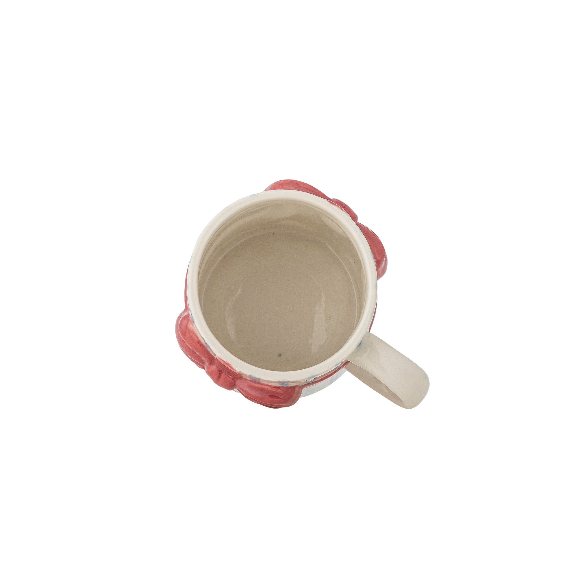 Bowie Becher, Blau, Steingut in Blue präsentiert im Onlineshop von KAQTU Design AG. Tasse ist von Bloomingville