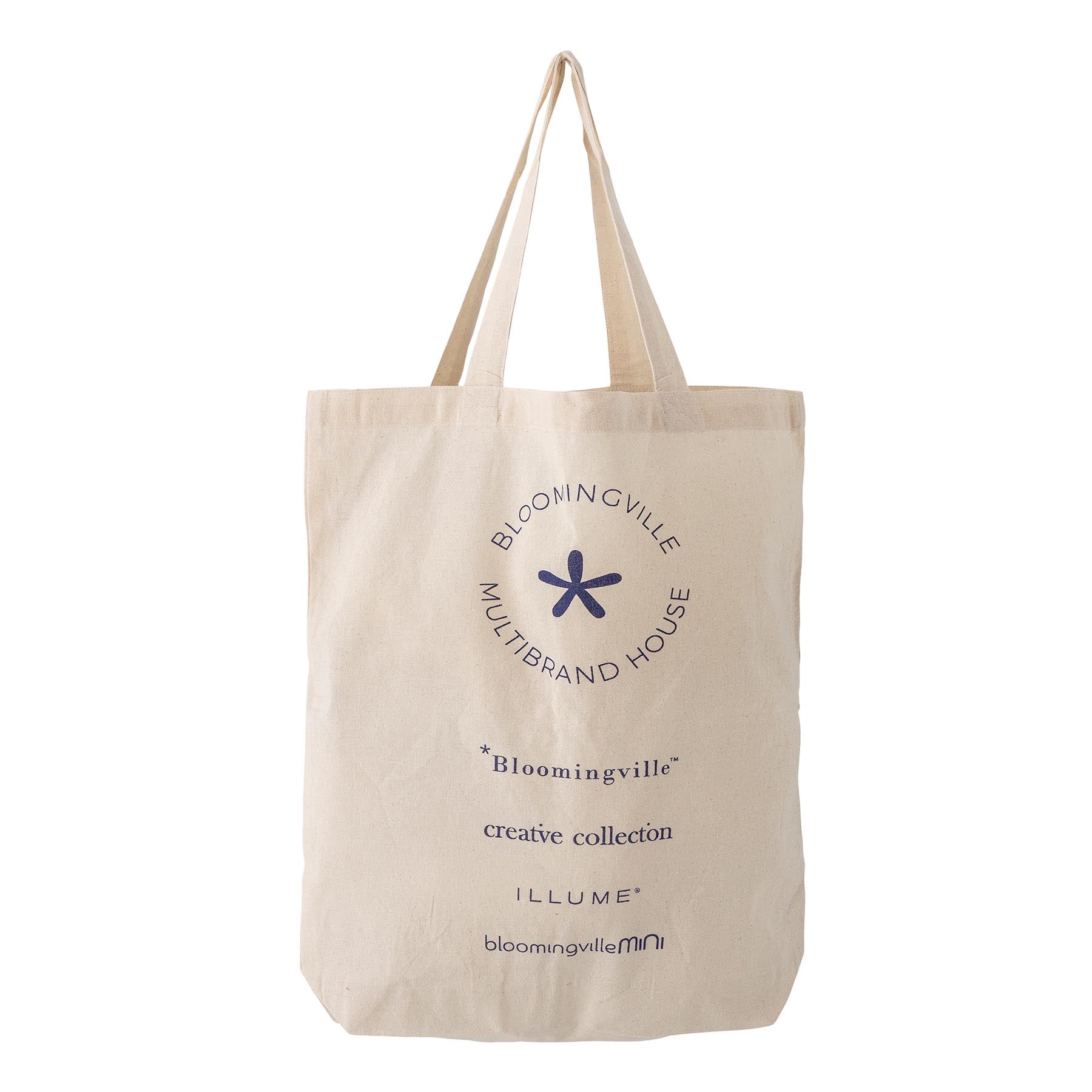 Eviaya Tragetasche, Blau, Baumwolle OEKO-TEX® in Blue präsentiert im Onlineshop von KAQTU Design AG. Tasche ist von Bloomingville