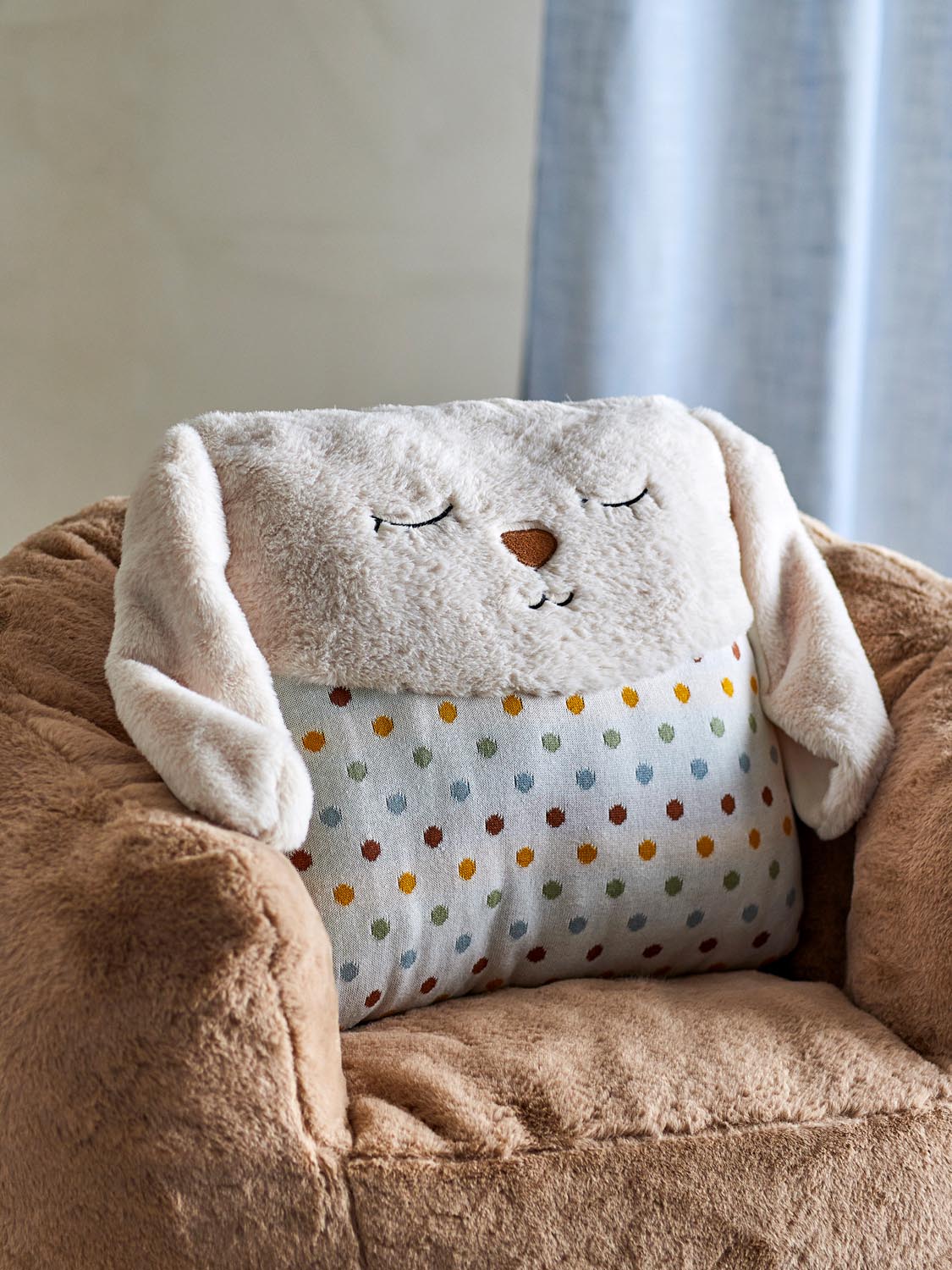 Villja Plüschtier, Bunt, Baumwolle in Multi präsentiert im Onlineshop von KAQTU Design AG. Zelt Kids ist von Bloomingville Mini