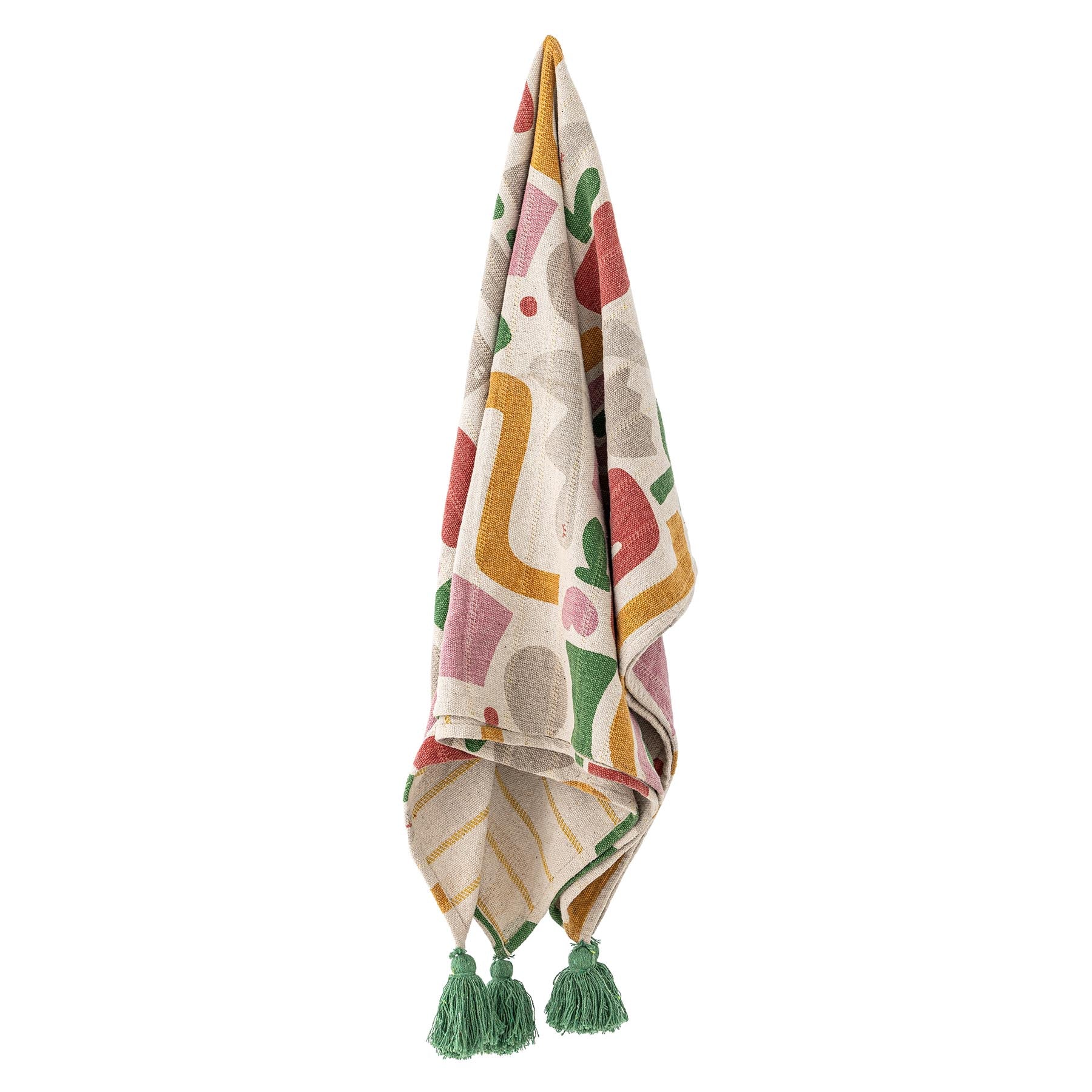 Filur Decke, Bunt, Recycelte Baumwolle in Multi präsentiert im Onlineshop von KAQTU Design AG. Bettüberwurf ist von Bloomingville Mini