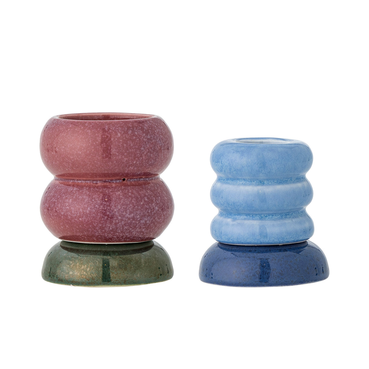 Tana Votive & Kerzenständer Bunt, Steingut in Multi präsentiert im Onlineshop von KAQTU Design AG. Kerzenständer ist von Bloomingville