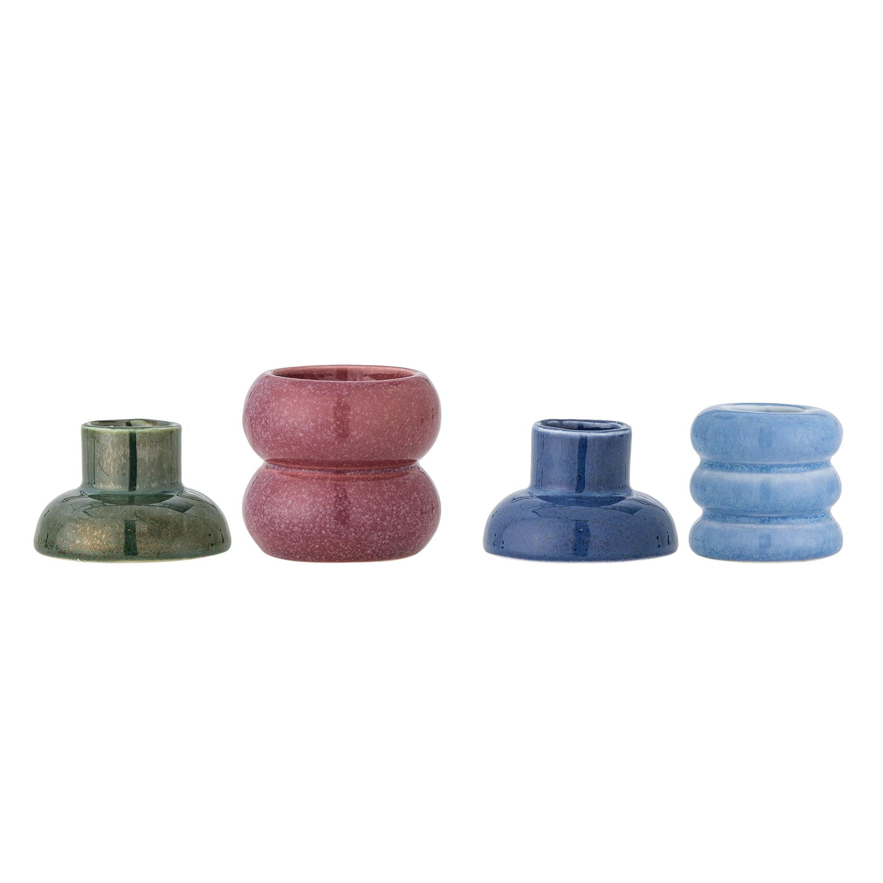 Tana Votive & Candle Holder, Bunt, Steingut in Multi präsentiert im Onlineshop von KAQTU Design AG. Kerzenständer ist von Bloomingville