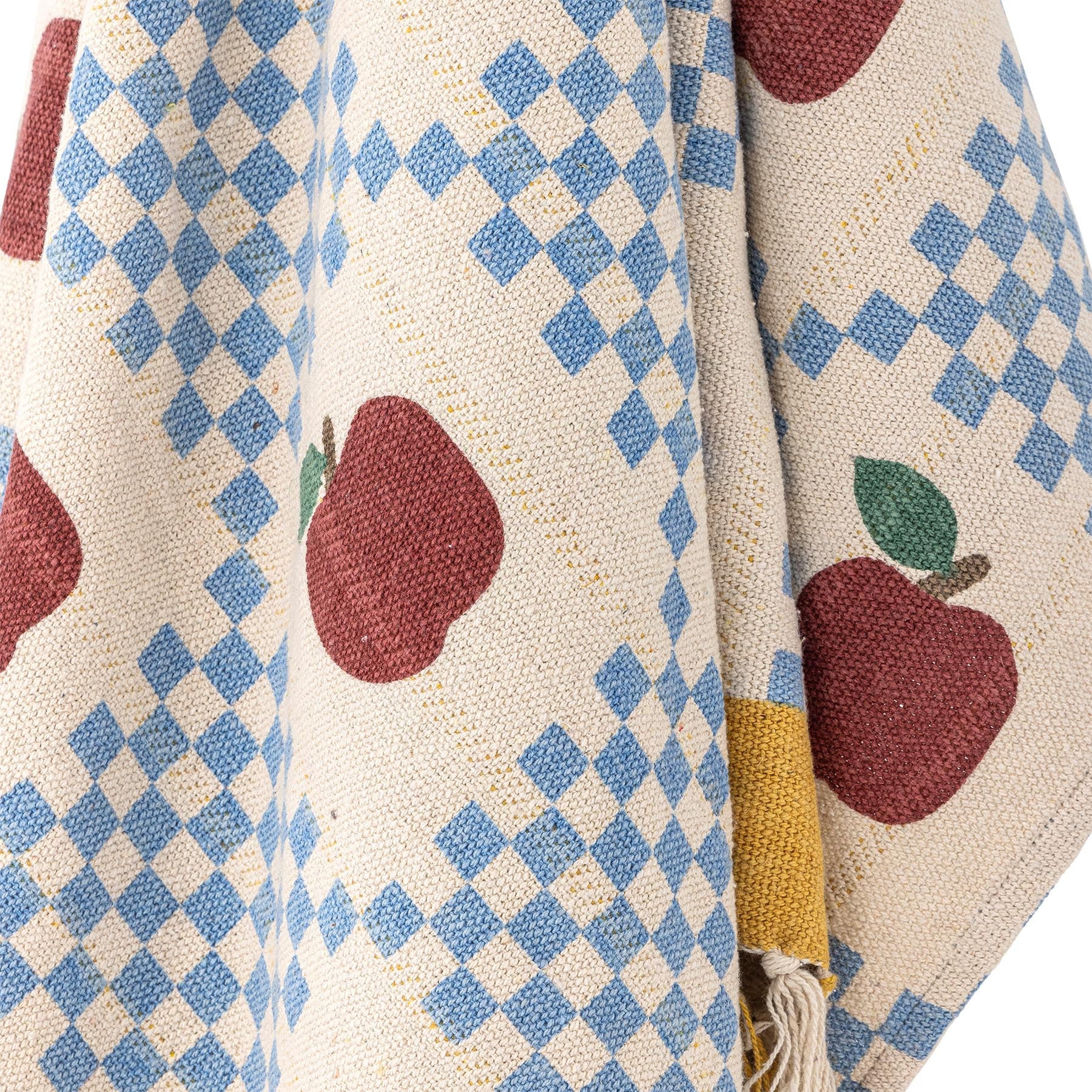 Gala Decke, Bunt, Recycelte Baumwolle in Multi präsentiert im Onlineshop von KAQTU Design AG. Bettüberwurf ist von Bloomingville Mini