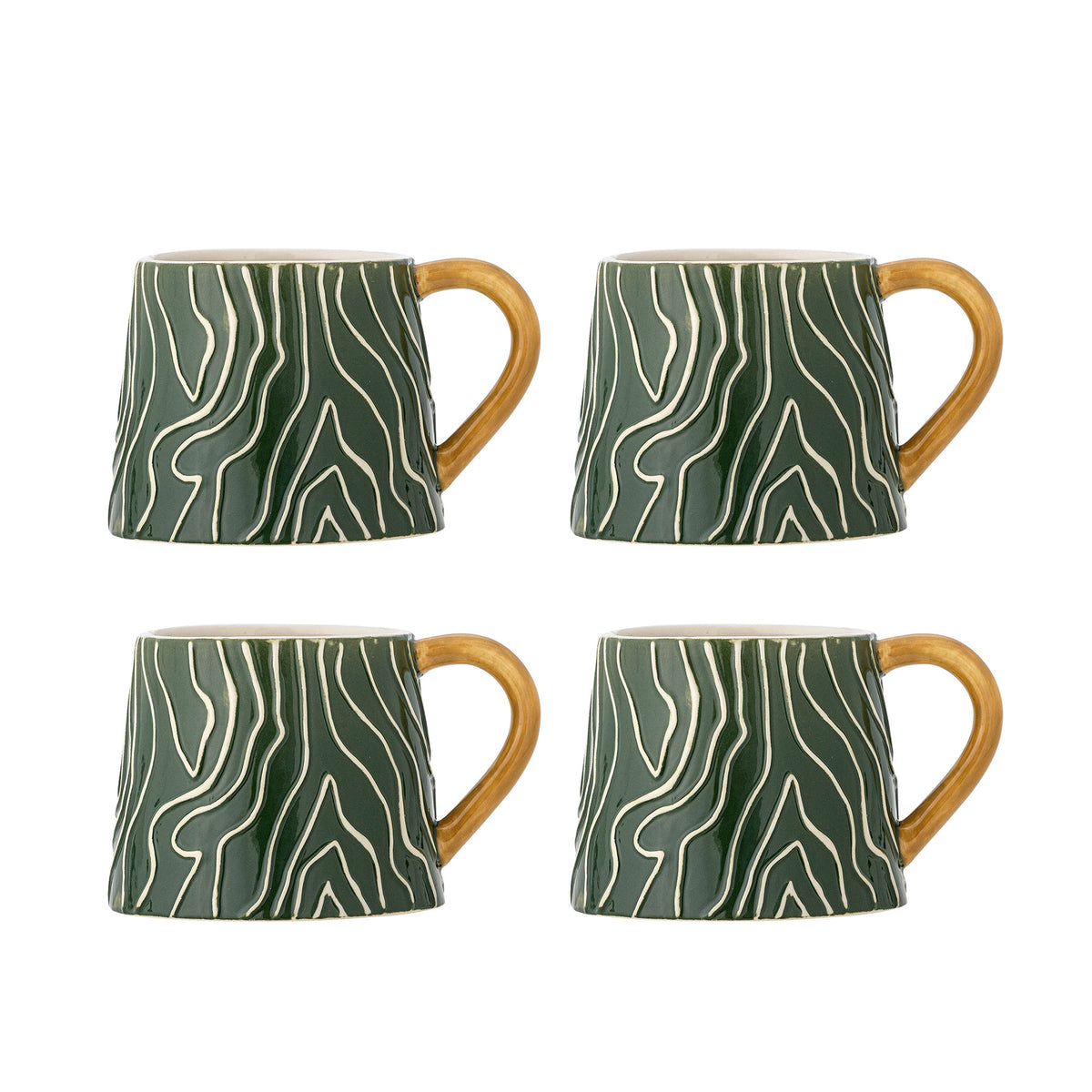 Woodsby Tasse, Bunt, Steingut in Multi präsentiert im Onlineshop von KAQTU Design AG. Tasse ist von Bloomingville