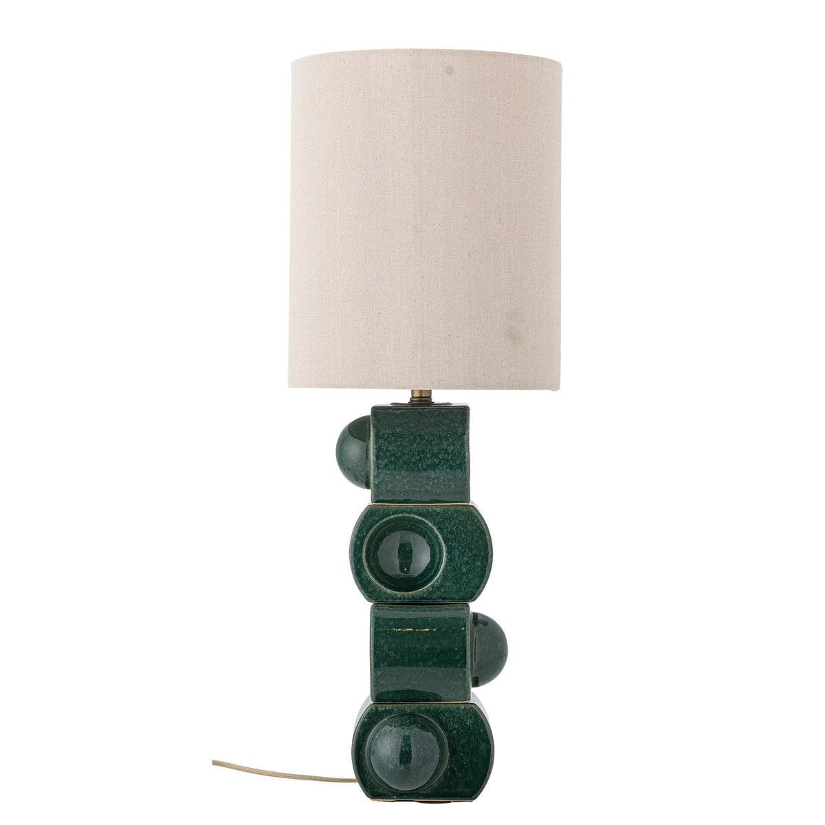 Brady Tischlampe, Grün, Steingut in Green präsentiert im Onlineshop von KAQTU Design AG. Tischleuchte ist von Bloomingville