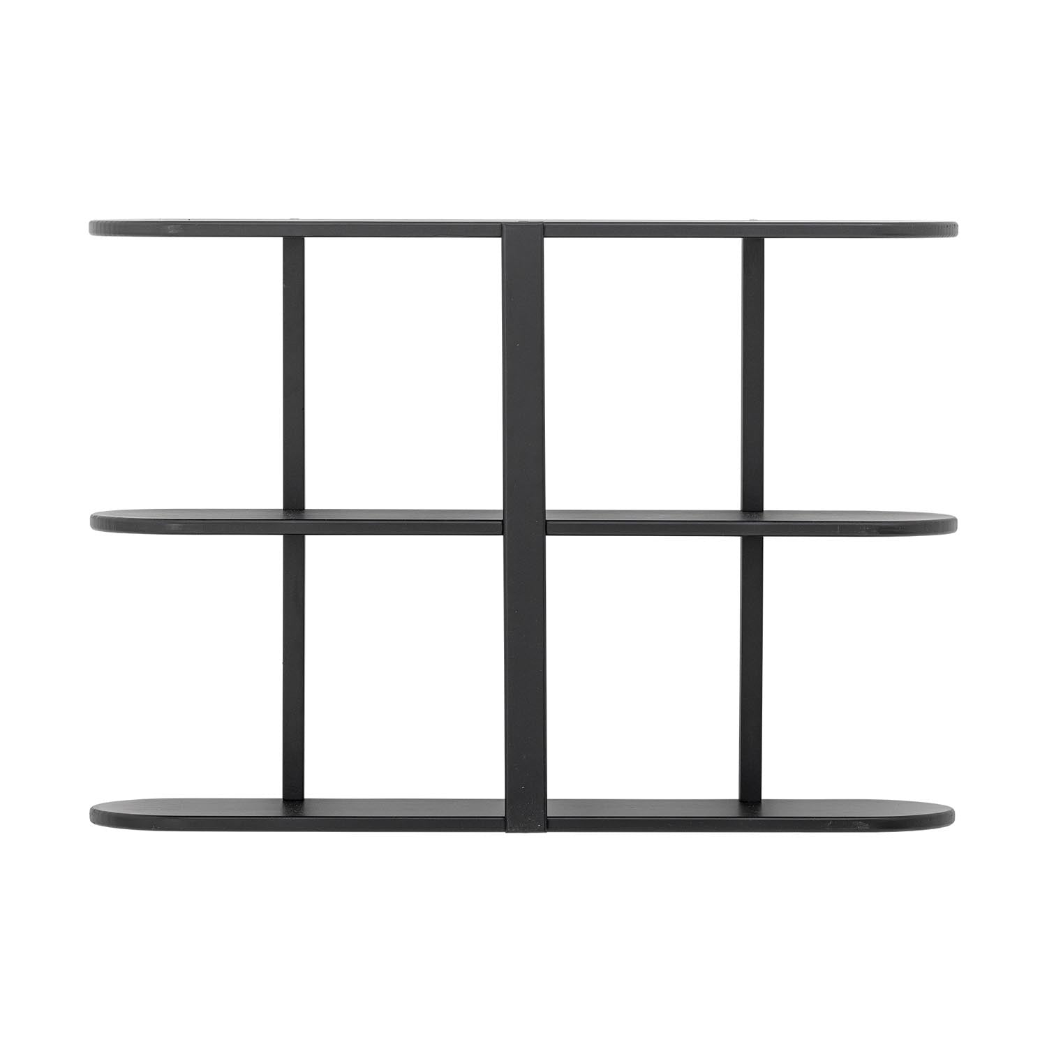 Vicente Regal, Schwarz, MDF in Schwarz präsentiert im Onlineshop von KAQTU Design AG. Wandregal ist von Bloomingville