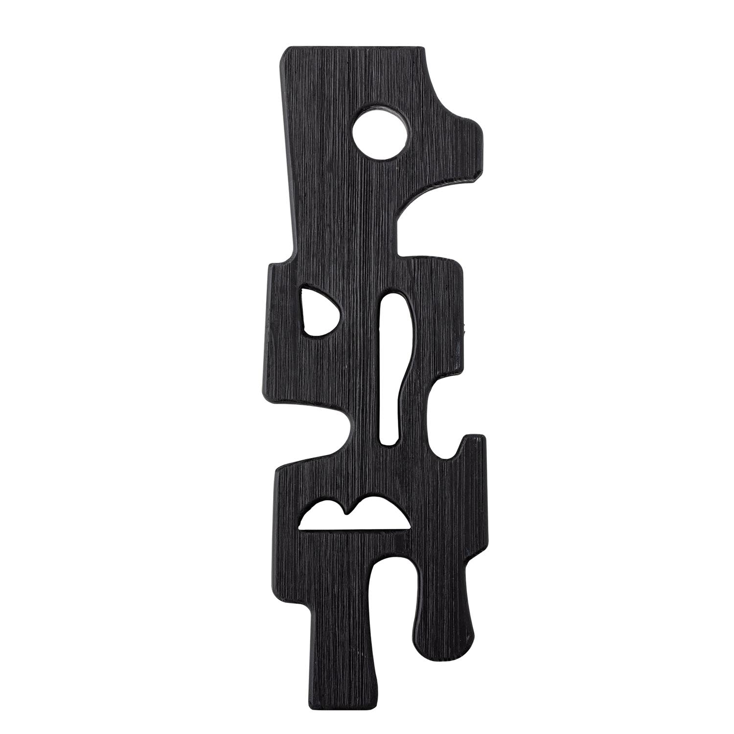 Sare Wanddekoration, Schwarz, MDF in Schwarz präsentiert im Onlineshop von KAQTU Design AG. Kunstgegenstände ist von Bloomingville