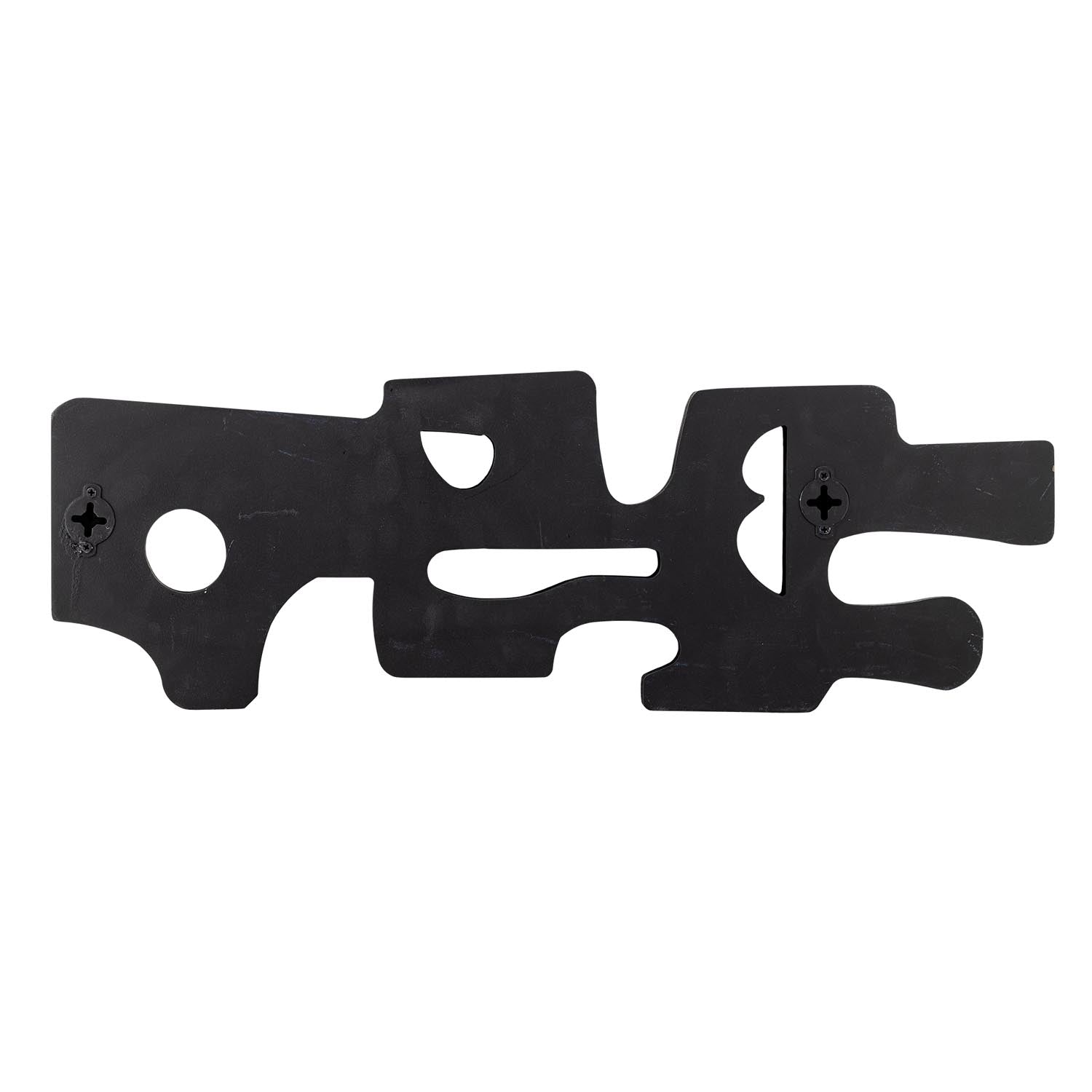 Verleihen Sie Ihrem Raum mit der Sare Wanddekoration von Bloomingville einen modernen Akzent. Die kunstvollen, schwarzen MDF-Schnitzereien sind ein echter Blickfang.