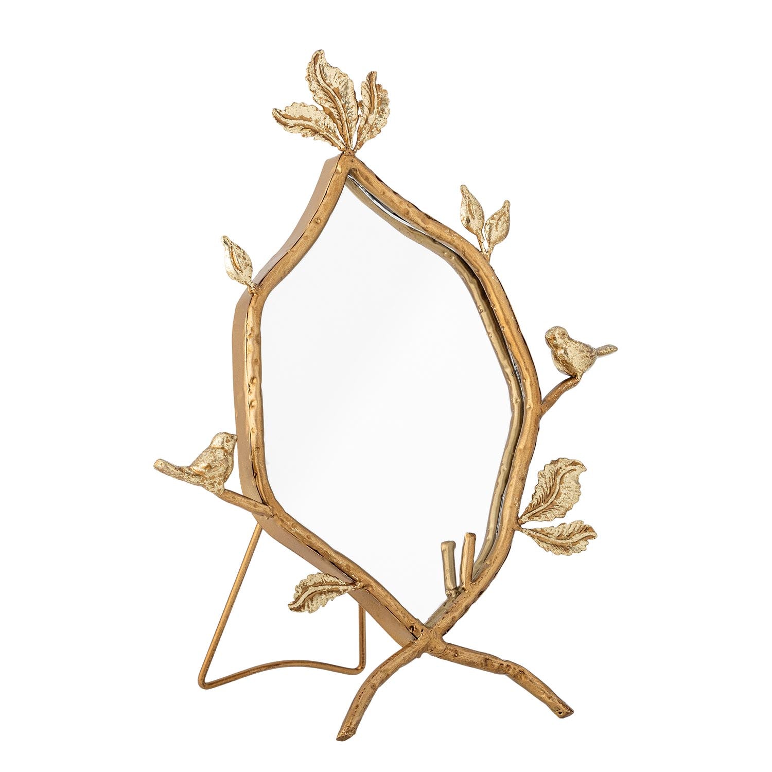 Avila Tischspiegel, Gold, Metall in Gold präsentiert im Onlineshop von KAQTU Design AG. Tischspiegel ist von Creative Collection