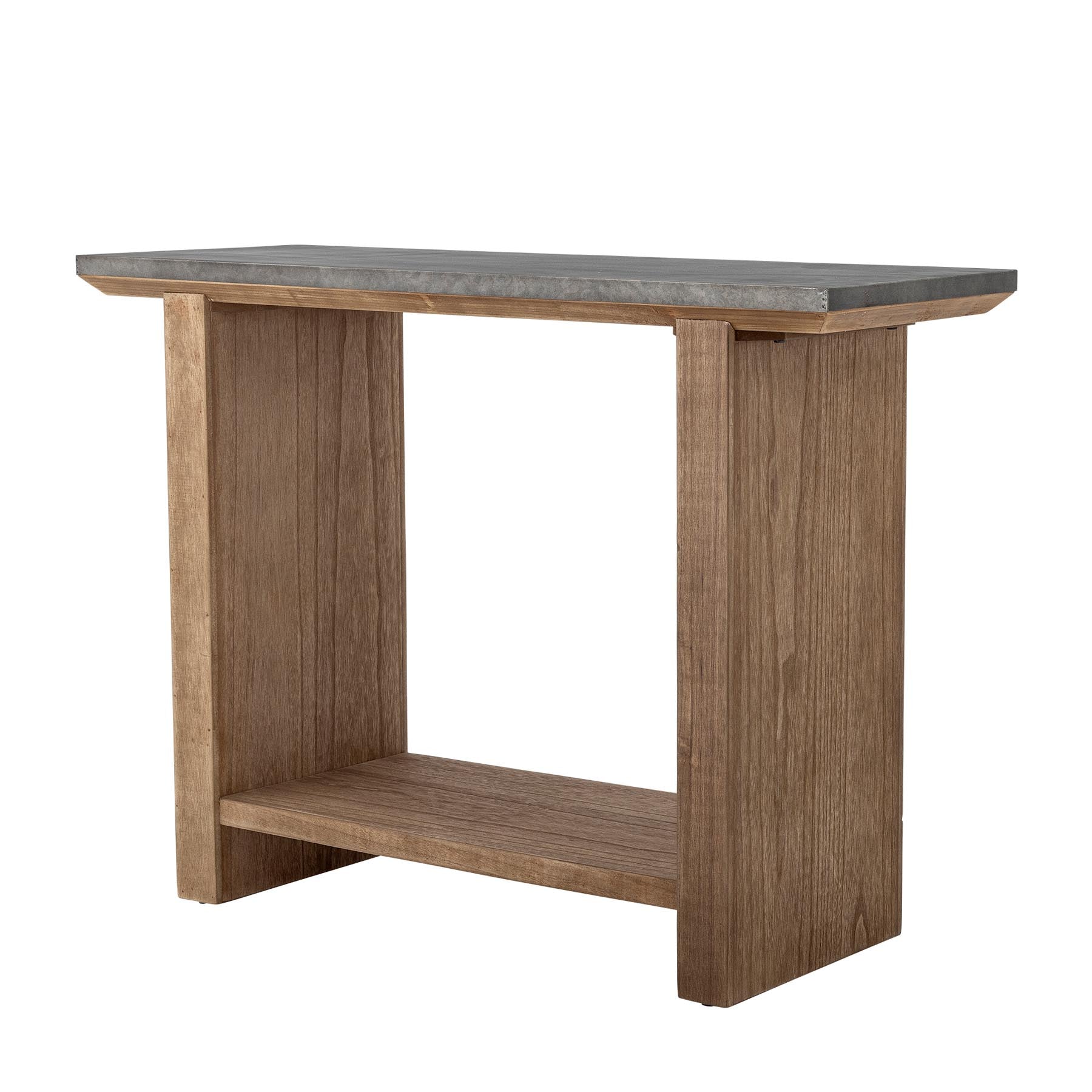 Riva Konsolentisch, Braun, Tannenholz in Brown präsentiert im Onlineshop von KAQTU Design AG. Schreibtisch ist von Creative Collection