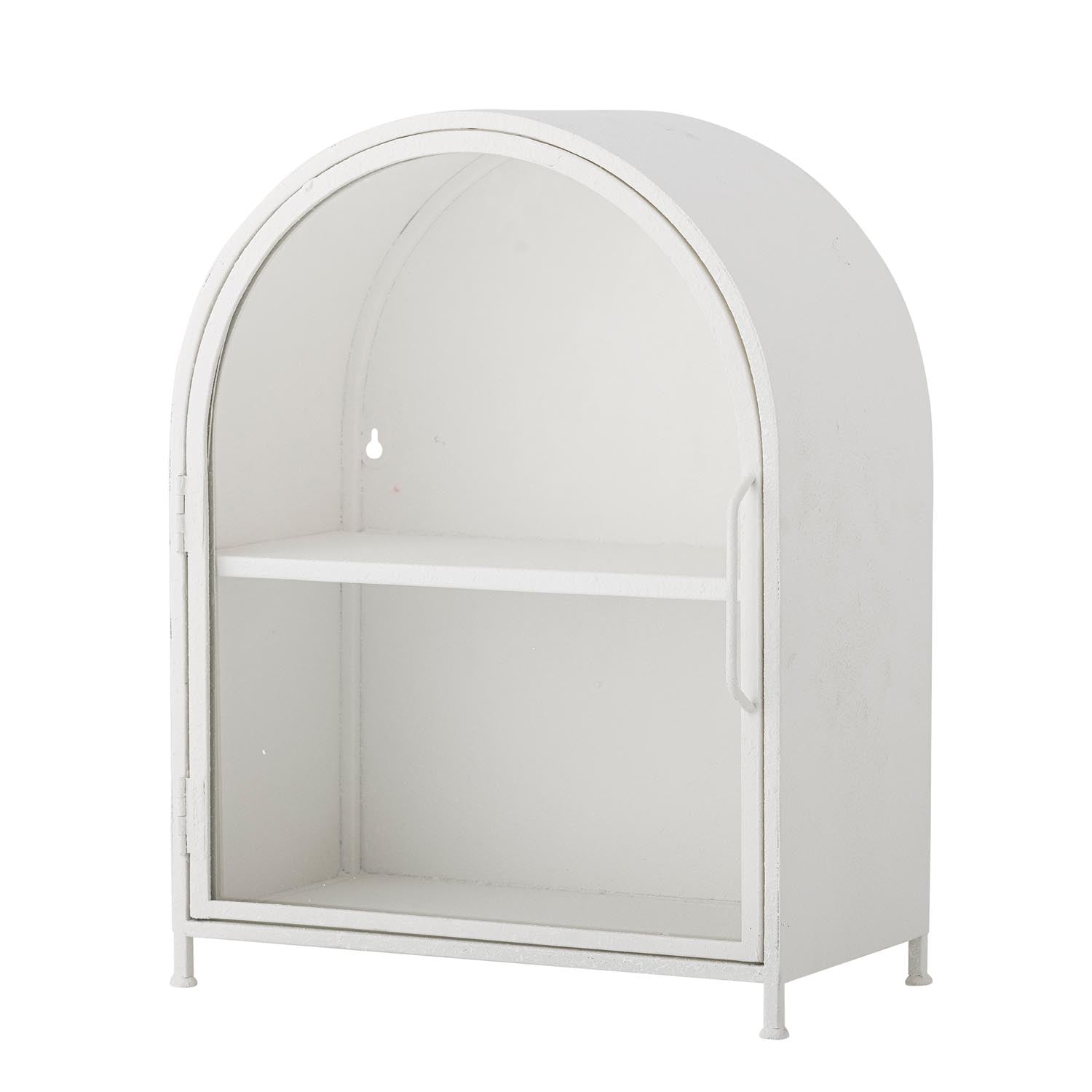 Das Soria Kabinett von Bloomingville vereint stilvolles Design und praktische Funktionalität. Weißes Metall, abgerundete Formen und vielseitige Nutzungsmöglichkeiten für jeden Raum.