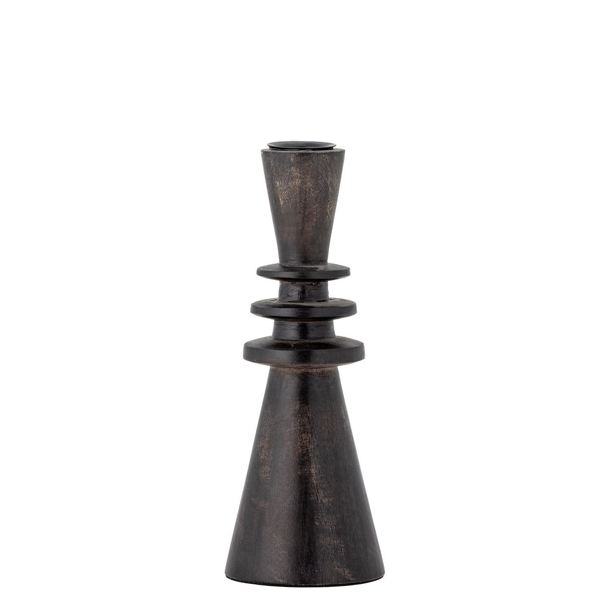 Armel Kerzenhalter, Schwarz, Mango in Schwarz präsentiert im Onlineshop von KAQTU Design AG. Kerzenständer ist von Bloomingville