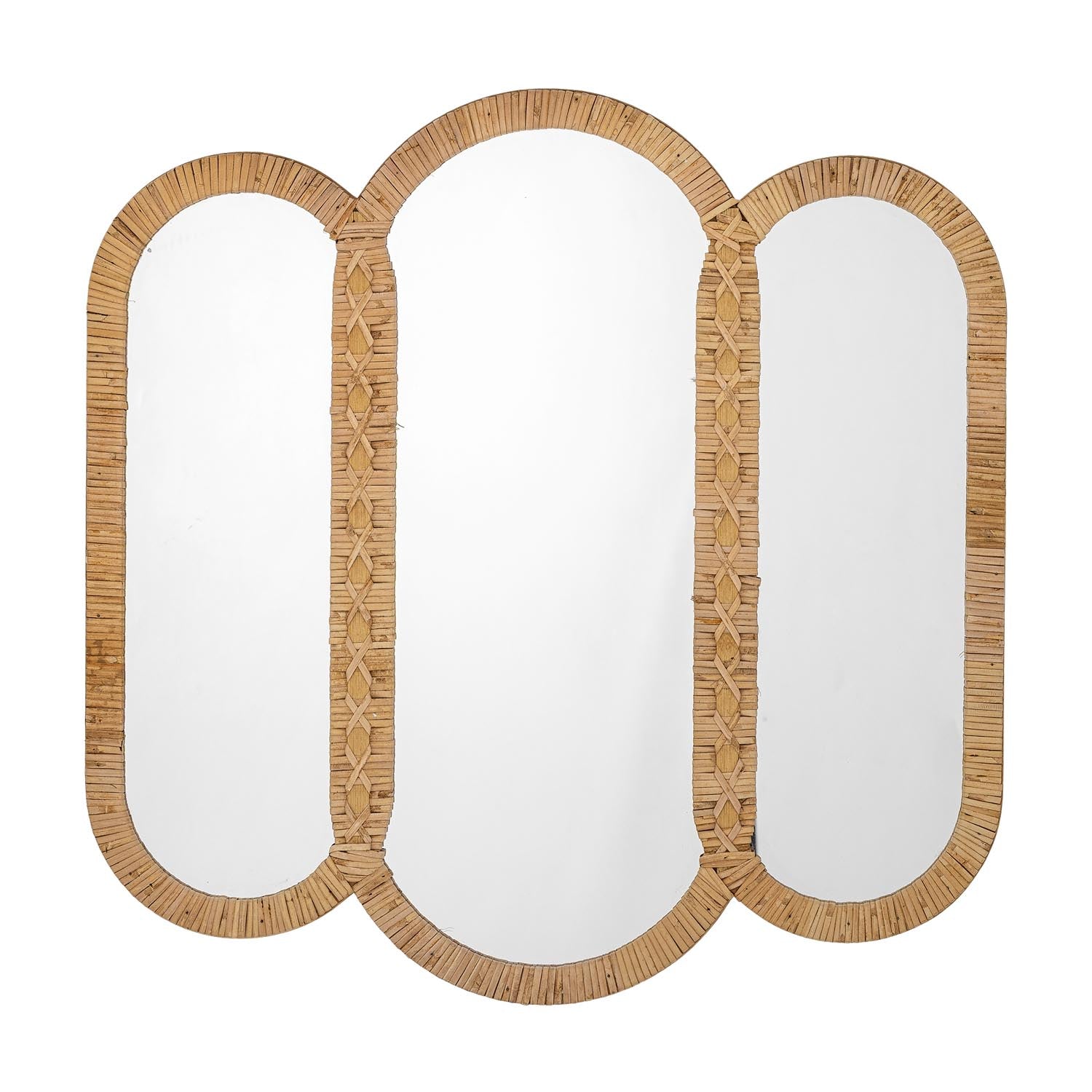 Cardiz Wand-Spiegel, Natur, Rattan in Natur präsentiert im Onlineshop von KAQTU Design AG. Tischspiegel ist von Creative Collection