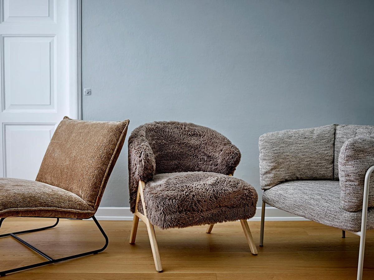 Camino Loungesessel, Braun, FSC®100%, Gummibaumholz in Brown präsentiert im Onlineshop von KAQTU Design AG. Sessel ist von Bloomingville