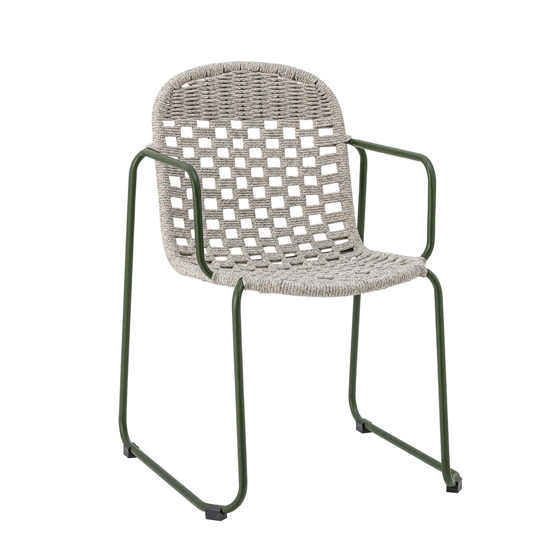 Calana Esszimmerstuhl, Grün, Metall in Green präsentiert im Onlineshop von KAQTU Design AG. Stuhl ist von Bloomingville