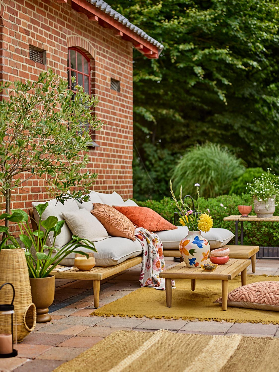 Cesano Lounge-set, Natur, FSC®100%, Acacia in Nature präsentiert im Onlineshop von KAQTU Design AG. 2er Sofa ist von Bloomingville