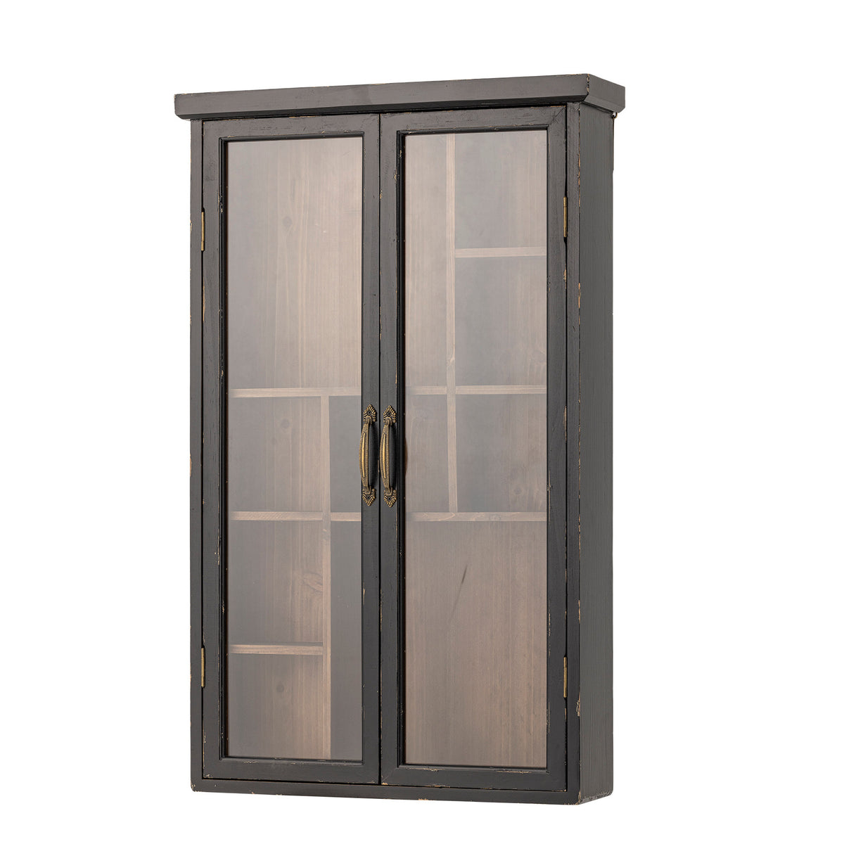 Hazem Kabinett, Schwarz, Tannenholz in Black präsentiert im Onlineshop von KAQTU Design AG. Cabinet ist von Creative Collection