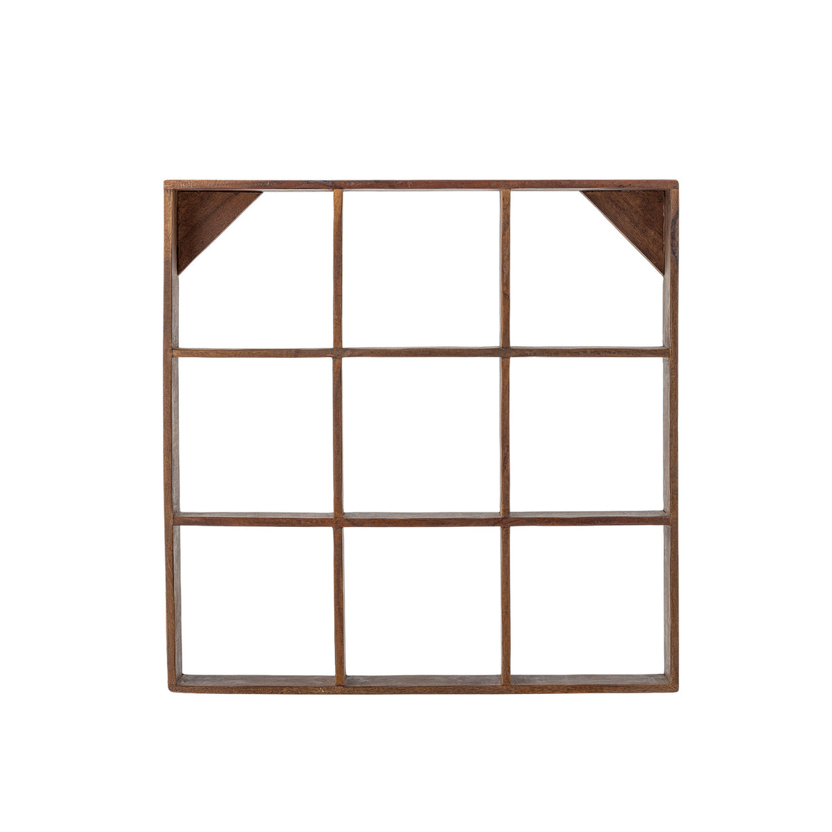 Tilo Regal, Braun, Recyceltes Holz in Brown präsentiert im Onlineshop von KAQTU Design AG. Wandregal ist von Creative Collection