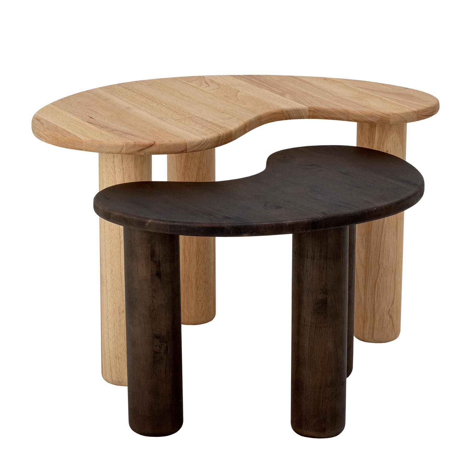 Luppa Couchtisch, Braun, FSC®100%, Gummibaumholz in Brown präsentiert im Onlineshop von KAQTU Design AG. Beistelltisch ist von Bloomingville