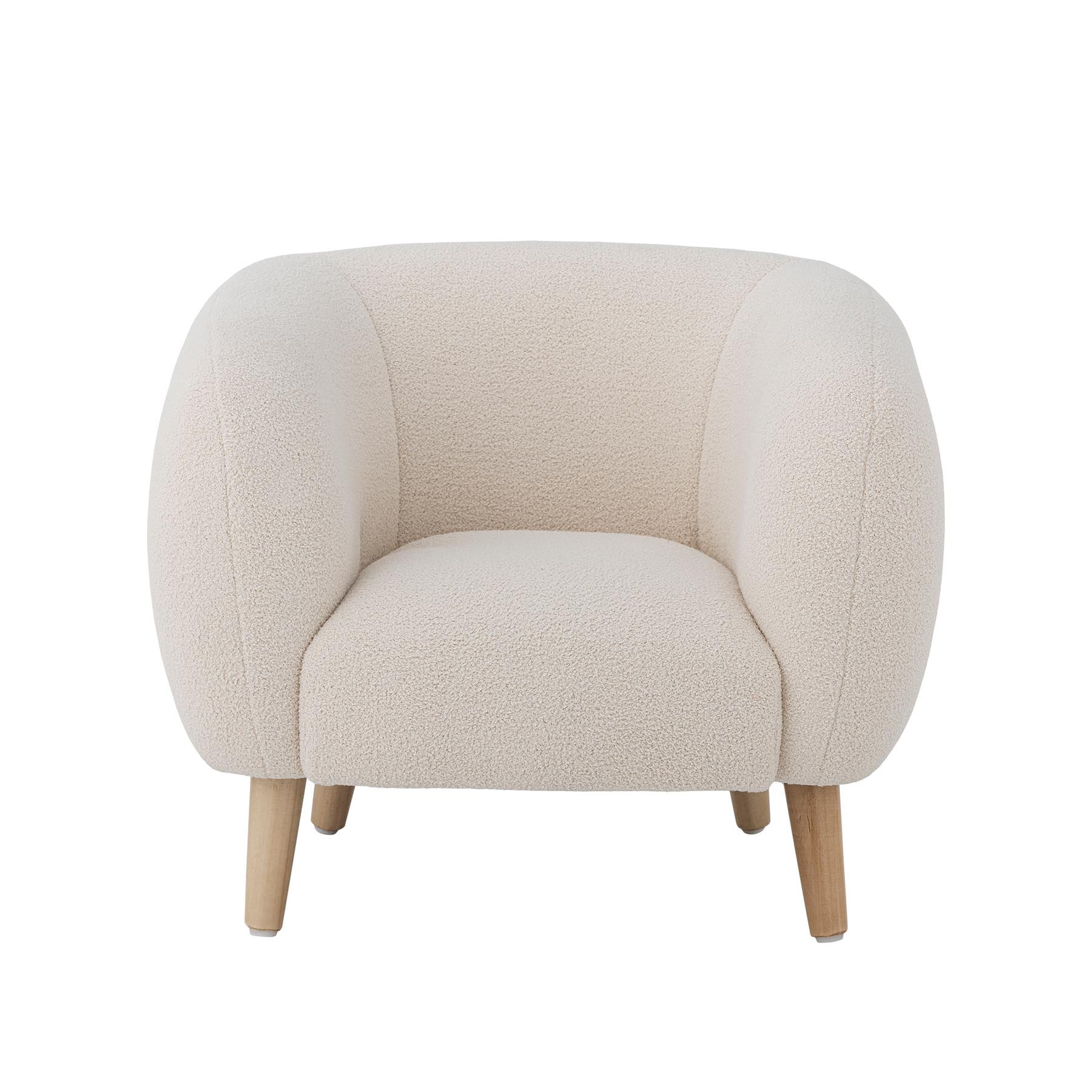 Cade Stuhl, Weiß, FSC®100% Plywood in White präsentiert im Onlineshop von KAQTU Design AG. Stuhl ist von Bloomingville Mini