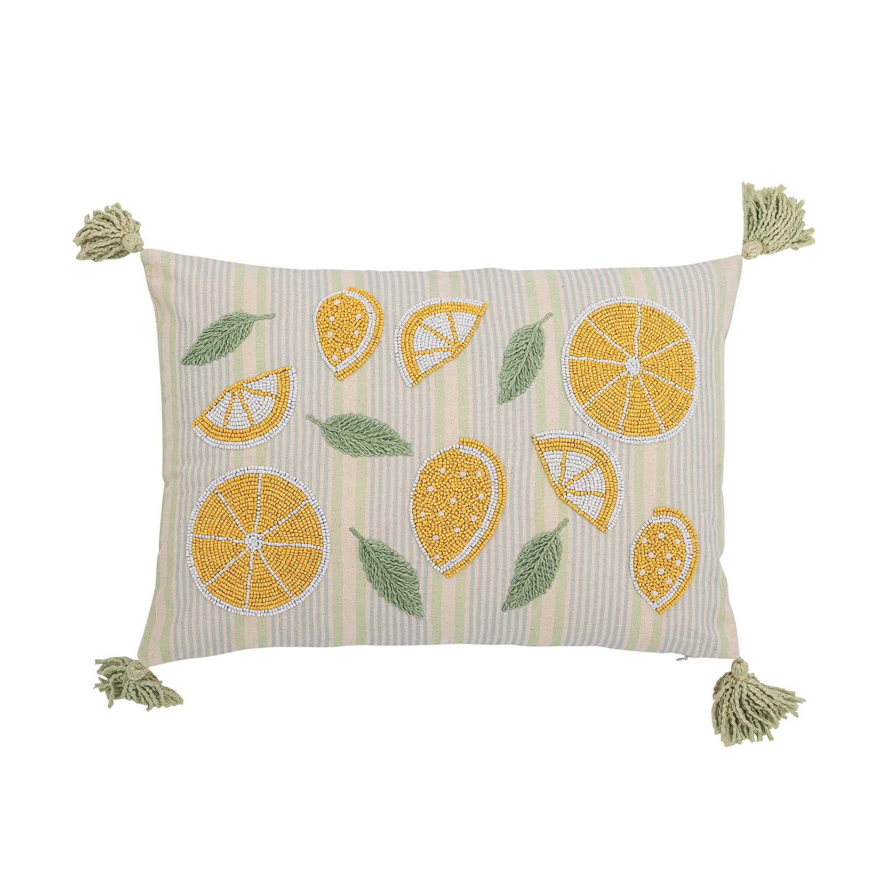 Lemon Kissen, Gelb, Baumwolle in Yellow präsentiert im Onlineshop von KAQTU Design AG. Deko Kissenbezug ist von Creative Collection