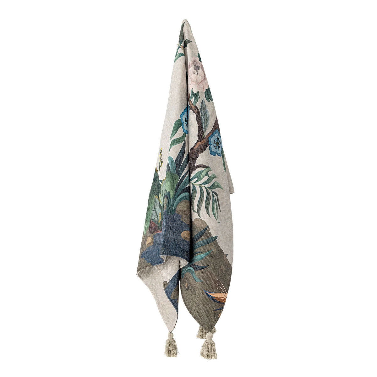 Peacock Decke, Grün, Polyester in Green präsentiert im Onlineshop von KAQTU Design AG. Bettüberwurf ist von Creative Collection
