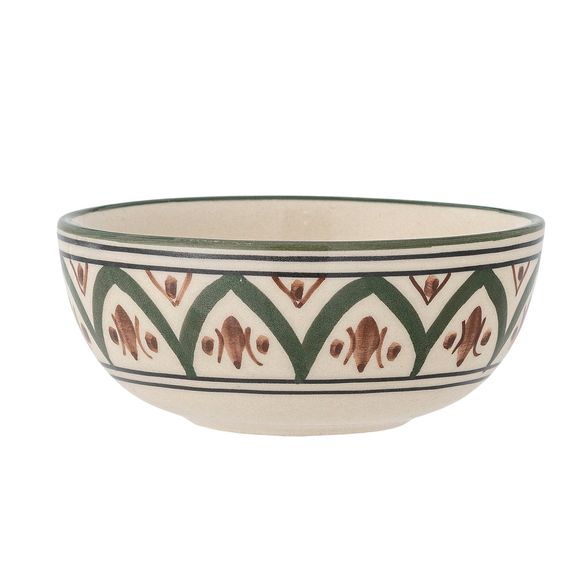 Karlie Schale, Grün, Steingut in Grün präsentiert im Onlineshop von KAQTU Design AG. Schale ist von Creative Collection