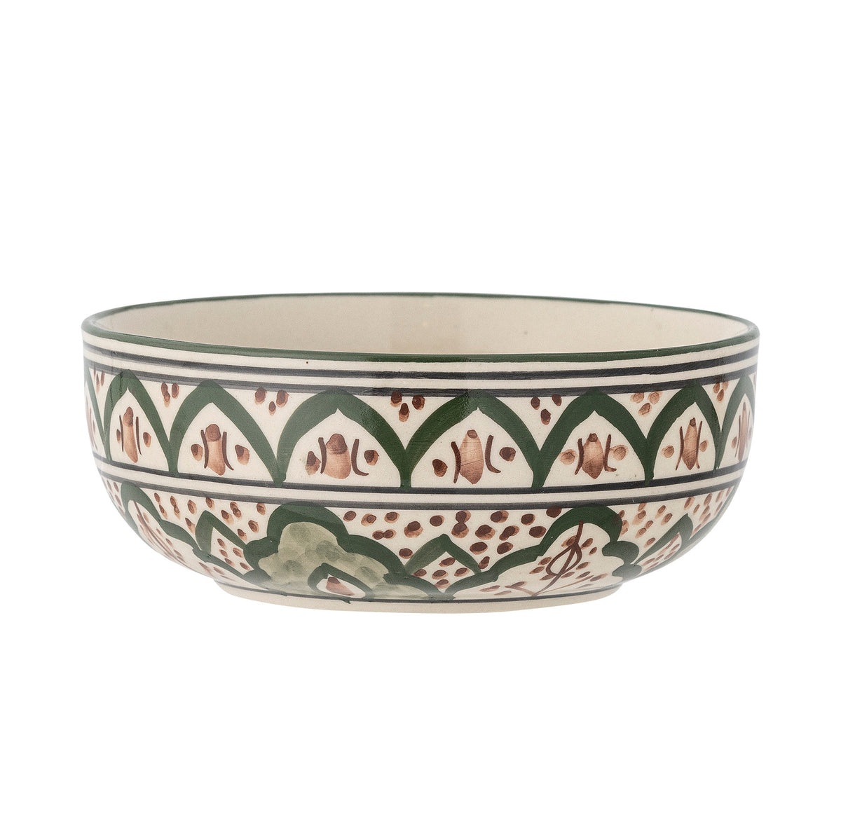 Karlie Schale, Grün, Steingut in Grün präsentiert im Onlineshop von KAQTU Design AG. Schale ist von Creative Collection