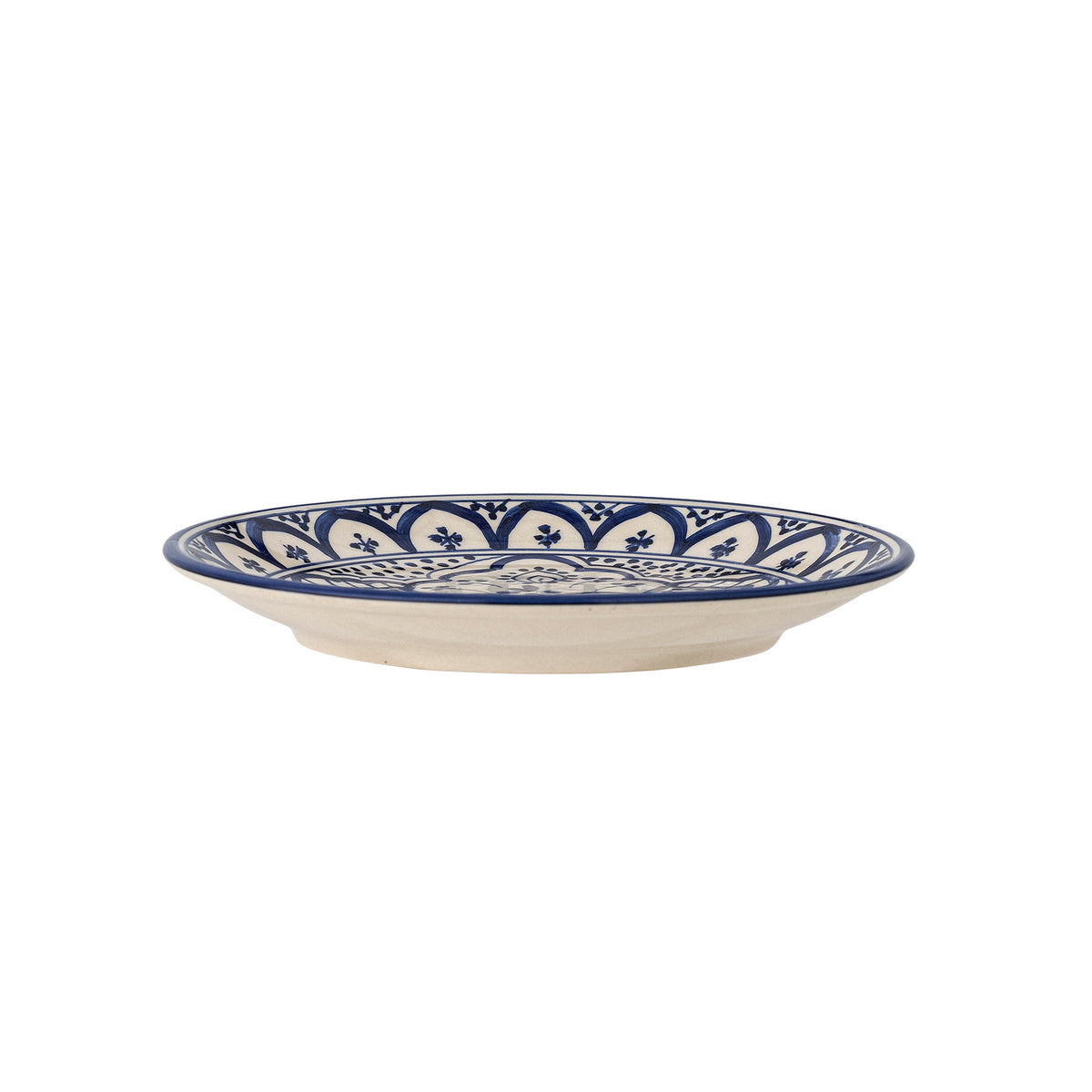 Karlie Teller, Blue, Steingut in Blau präsentiert im Onlineshop von KAQTU Design AG. Teller ist von Creative Collection