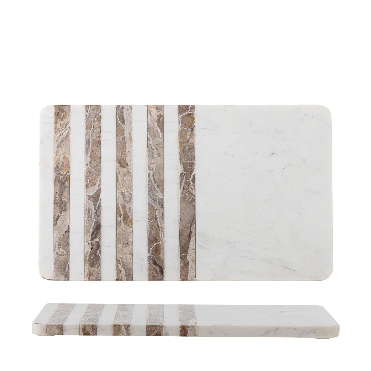 Novelle Schneidebrett, Weiss, Marmor in Weiss präsentiert im Onlineshop von KAQTU Design AG. Schneidbrett ist von Bloomingville