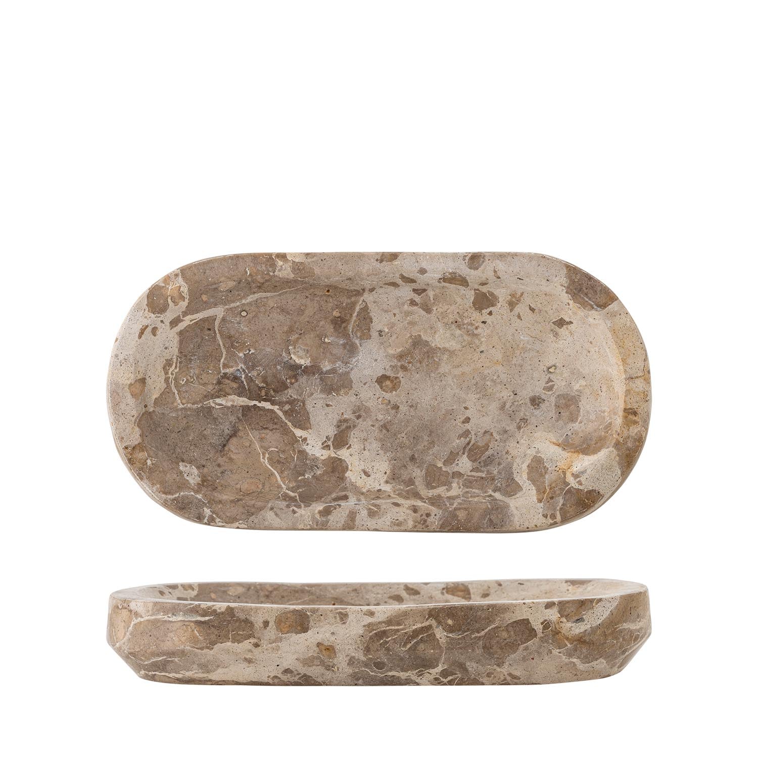 Shao Tablett, Natur, Marmor in Natur präsentiert im Onlineshop von KAQTU Design AG. Tablett ist von Bloomingville