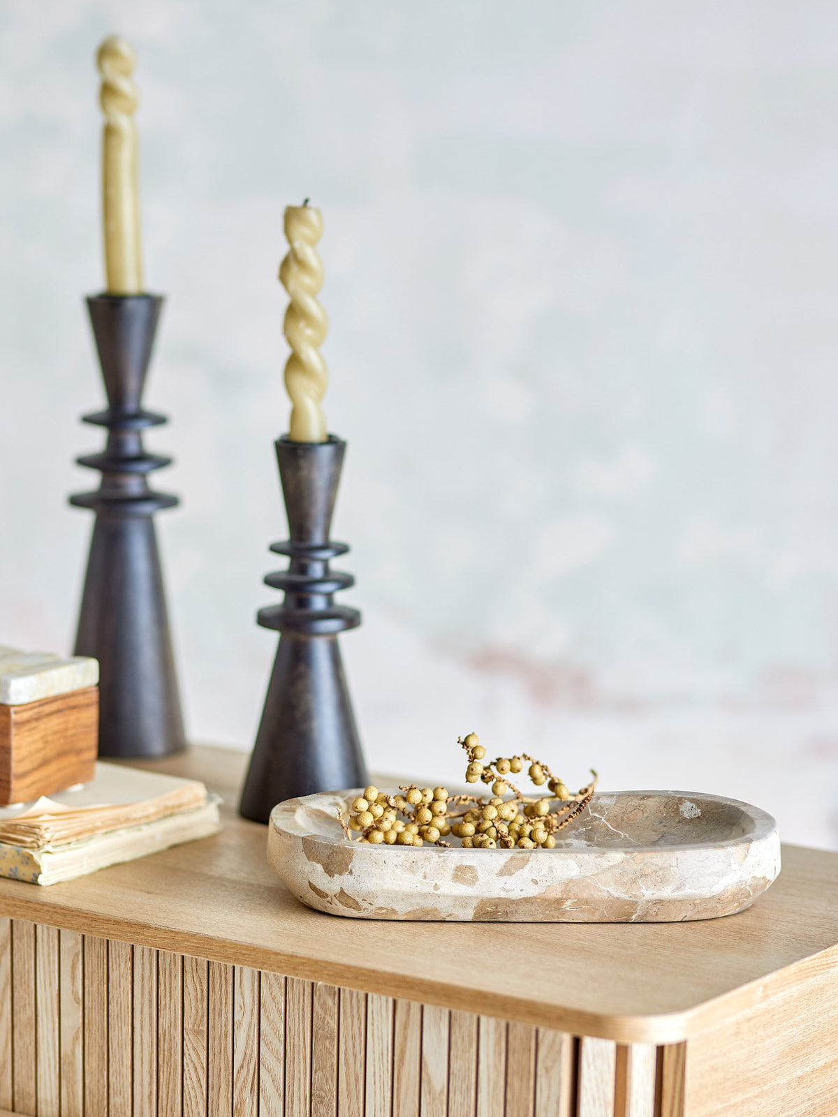Shao Tablett, Natur, Marmor in Natur präsentiert im Onlineshop von KAQTU Design AG. Tablett ist von Bloomingville