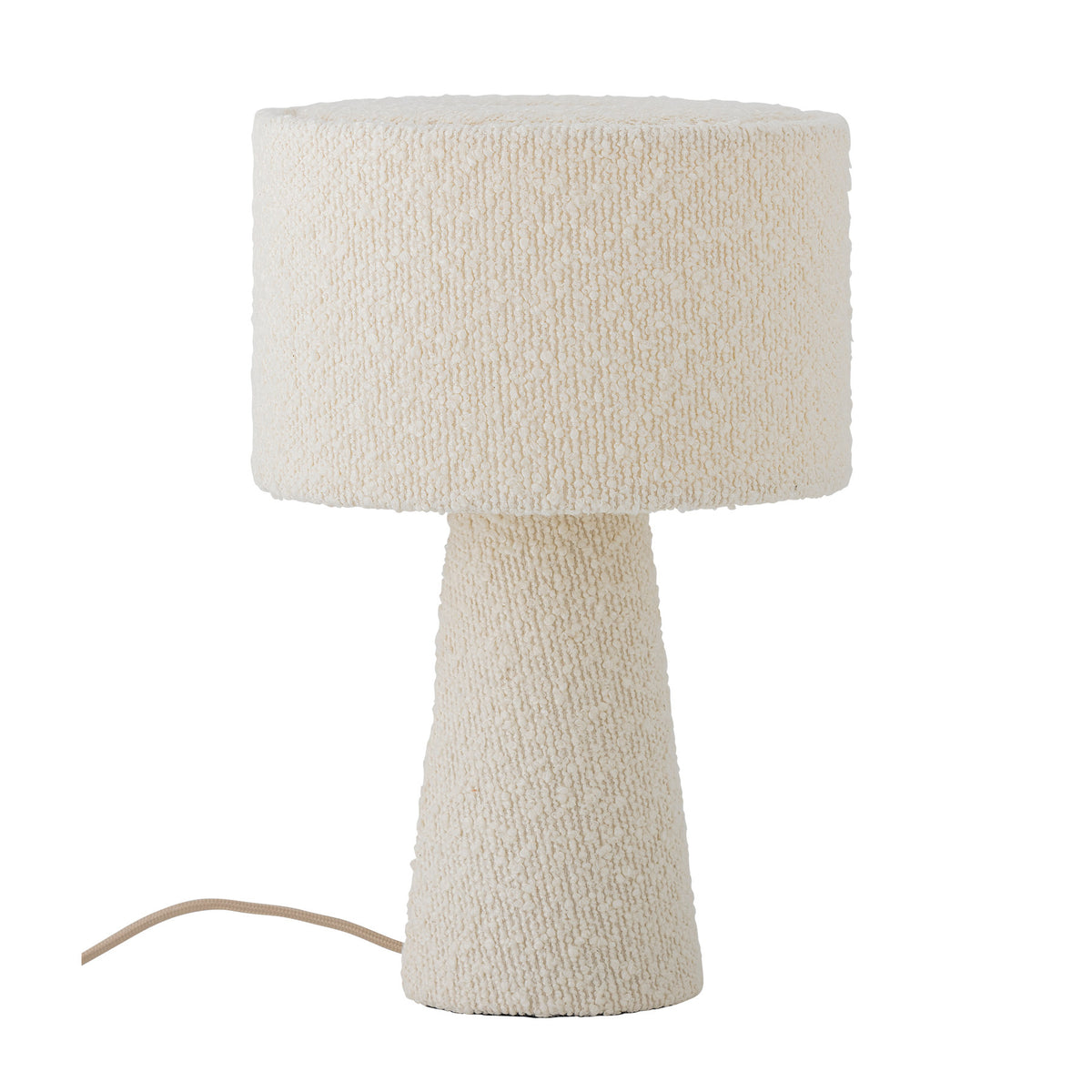 Emmie Tischlampe, Weiss, Polyester in Weiss präsentiert im Onlineshop von KAQTU Design AG. Tischleuchte ist von Bloomingville