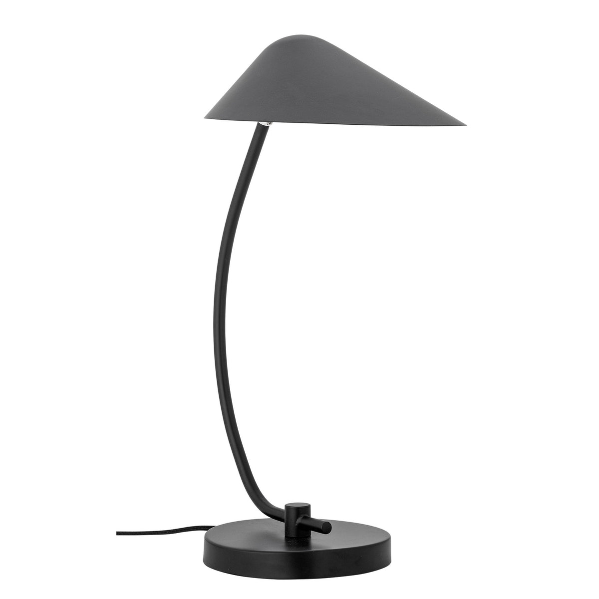 Nisella Schreibtischlampe, Schwarz, Metall in Schwarz präsentiert im Onlineshop von KAQTU Design AG. Tischleuchte ist von Bloomingville