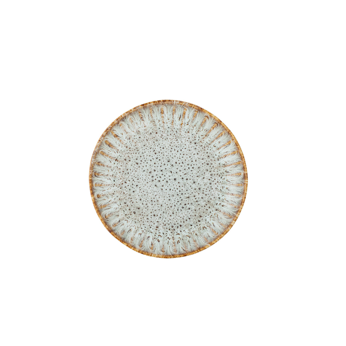 Fleur Teller, Natur, Steingut in Natur präsentiert im Onlineshop von KAQTU Design AG. Teller ist von Creative Collection