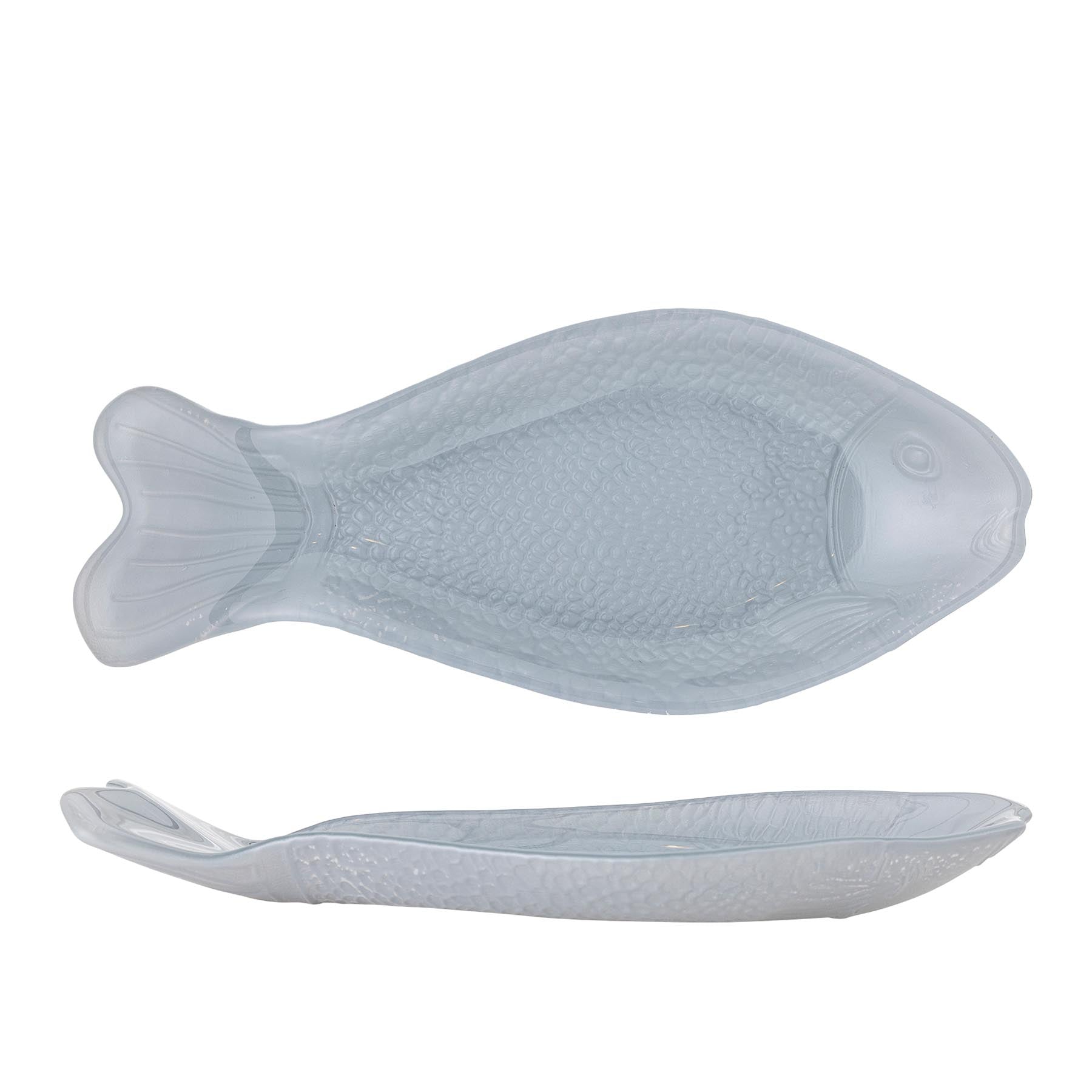 Yuna Tablett, Grau, Glas in Grey präsentiert im Onlineshop von KAQTU Design AG. Tablett ist von Creative Collection