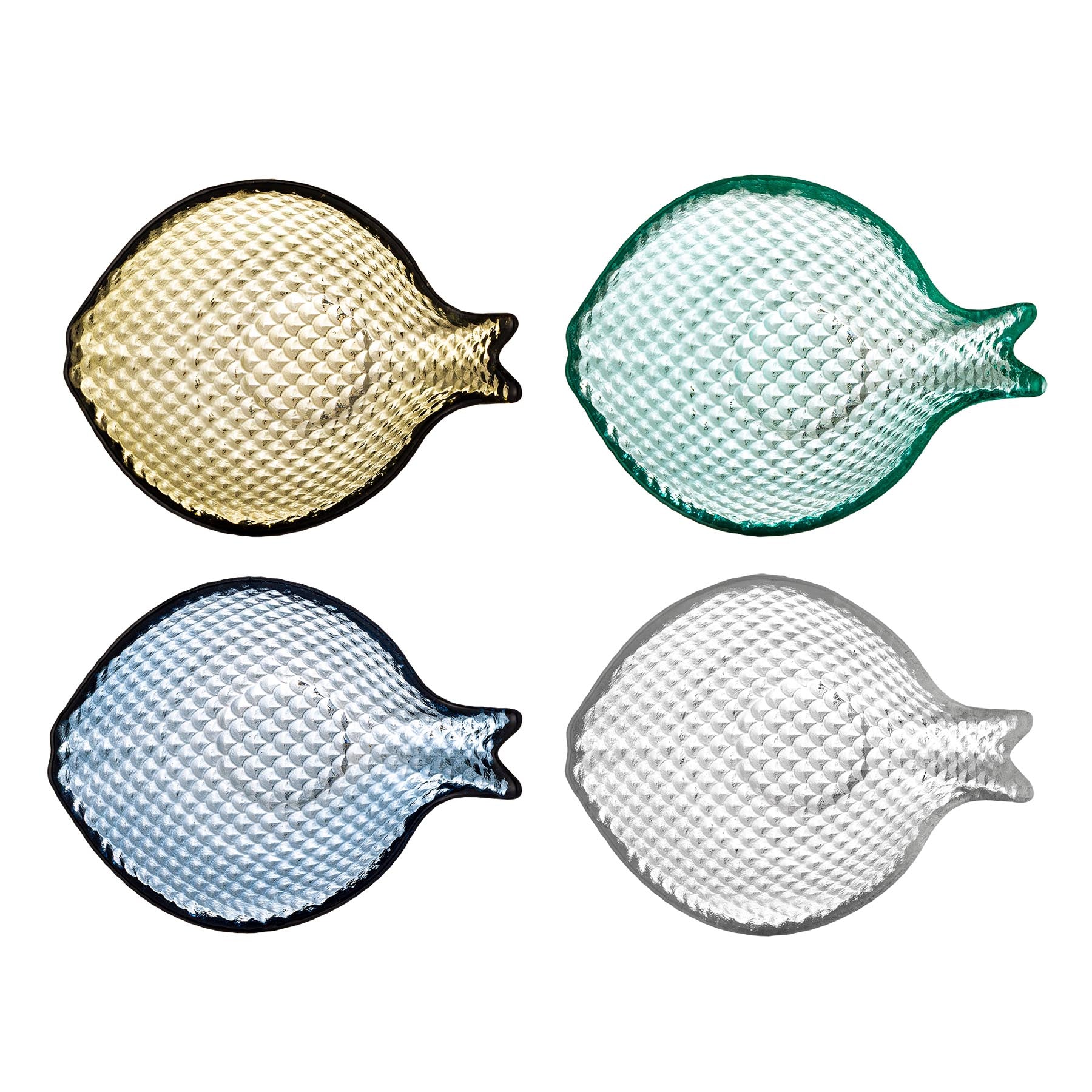 Yuta Schale, Bunt, Glas in Multi präsentiert im Onlineshop von KAQTU Design AG. Schale ist von Creative Collection