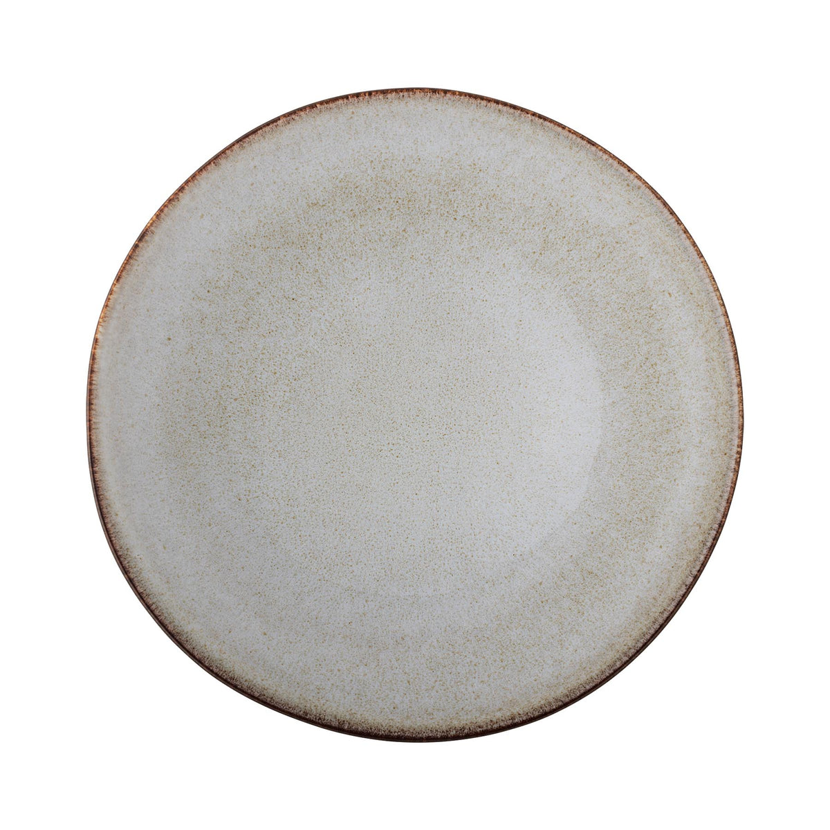 Sandrine Schale, Natur, Steingut in Nature präsentiert im Onlineshop von KAQTU Design AG. Schale ist von Bloomingville