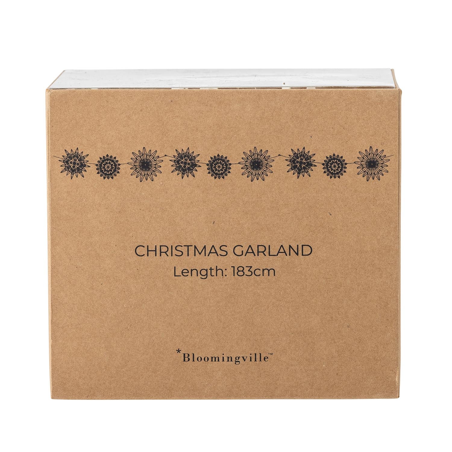 Schmücken Sie Ihr Zuhause mit der eleganten Bellac Girlande von Bloomingville. Aus hochwertigem FSC® Mix Papier gefertigt, bringt sie festliche Stimmung und Nachhaltigkeit.