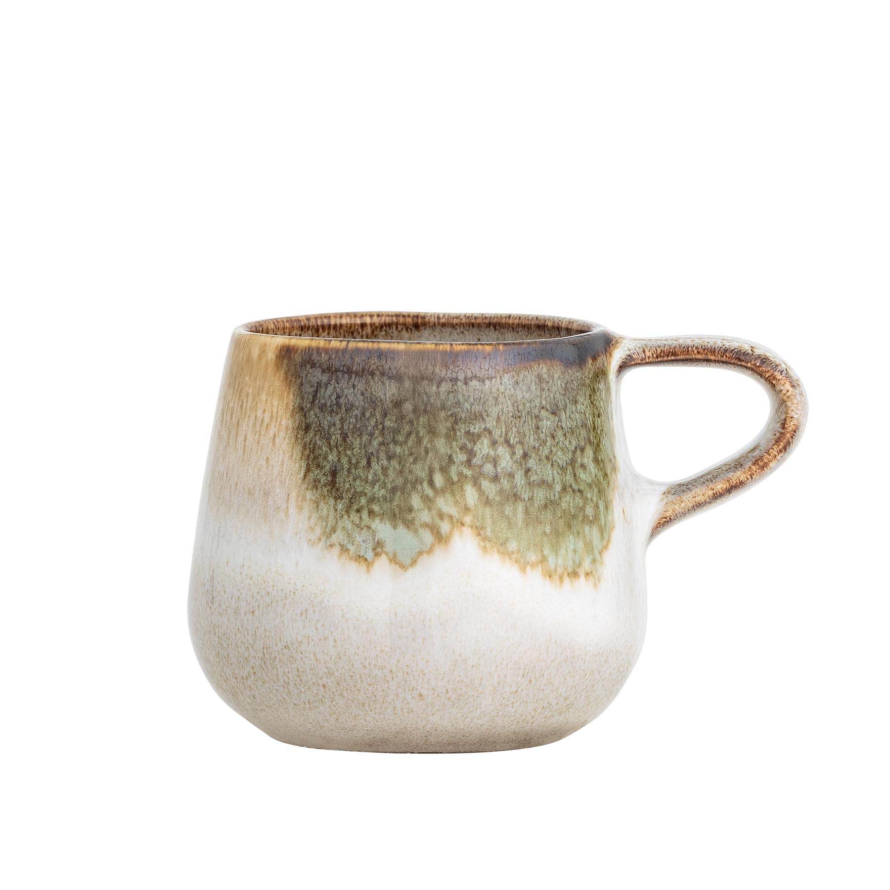 Jules Tasse, Grün, Steingut in Green präsentiert im Onlineshop von KAQTU Design AG. Tasse ist von Bloomingville