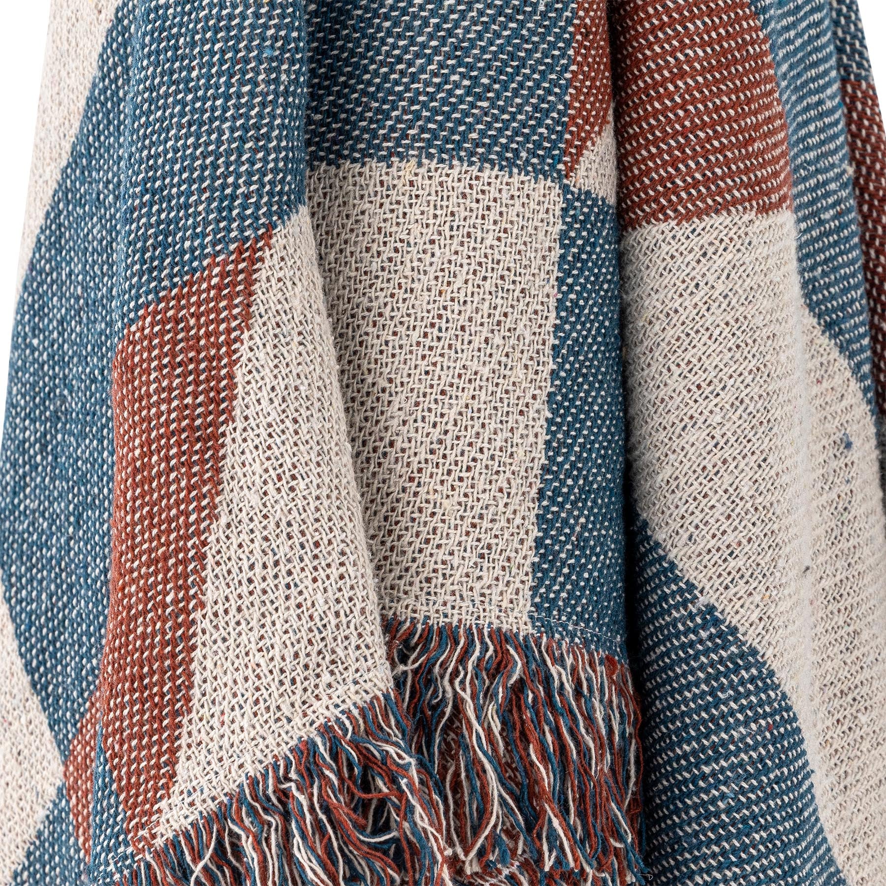 True Decke, Bunt, Recycelte Baumwolle in Multi präsentiert im Onlineshop von KAQTU Design AG. Bettüberwurf ist von Bloomingville