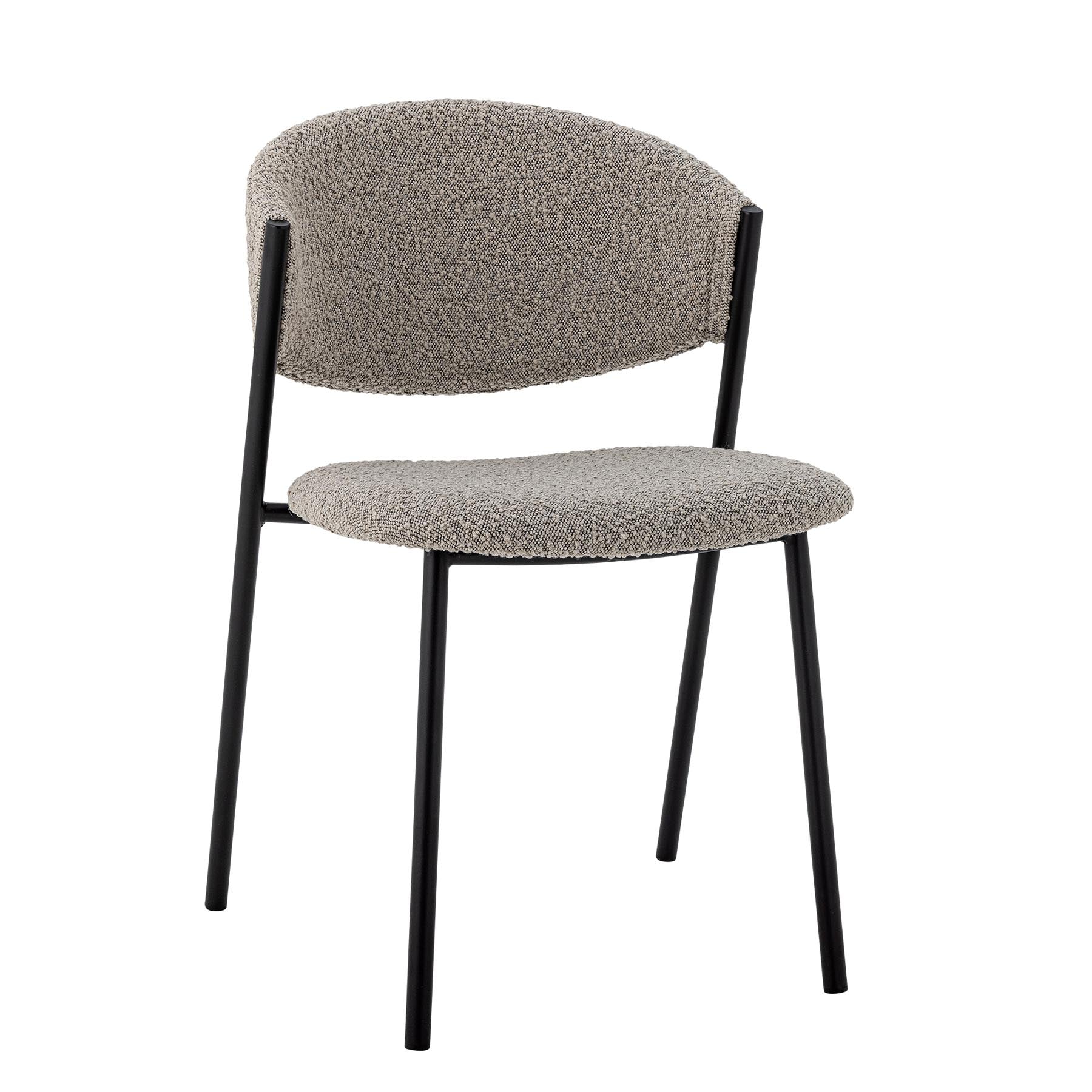 Marlo Esszimmerstuhl, Grau, Polyester in Grey präsentiert im Onlineshop von KAQTU Design AG. Stuhl ist von Bloomingville