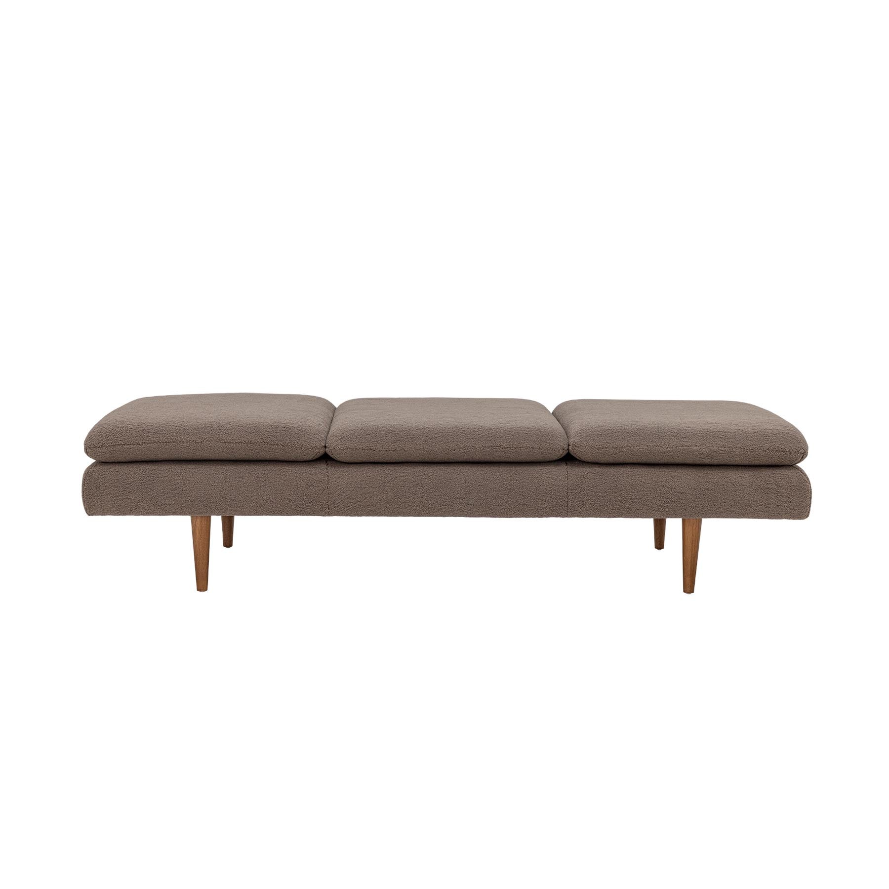 Pione Tagesbett, Braun, FSC®100%, Gummibaumholz in Brown präsentiert im Onlineshop von KAQTU Design AG. Liegestuhl ist von Bloomingville