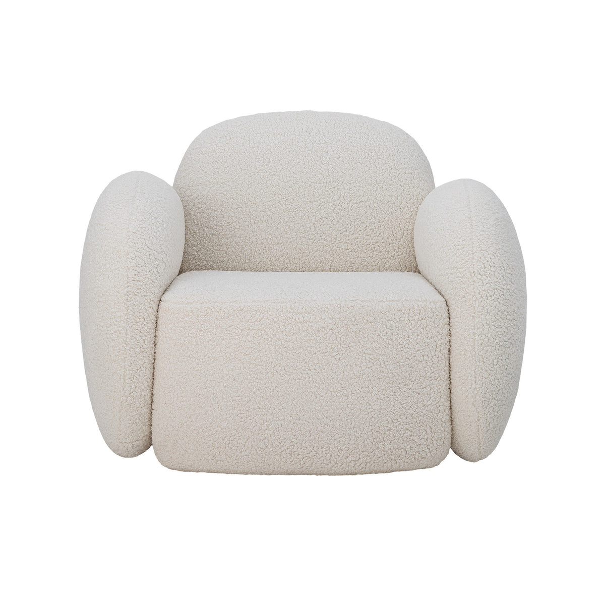 Zanno Loungesessel, Weiss, FSC®Mix, Pine in White präsentiert im Onlineshop von KAQTU Design AG. Sessel ist von Bloomingville