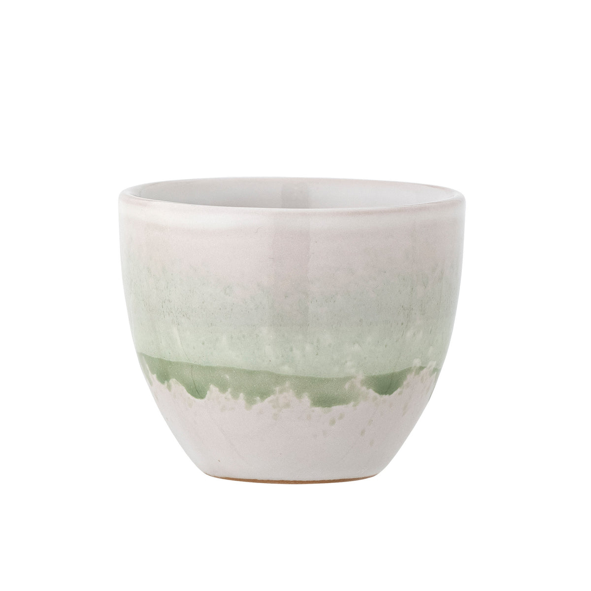Paula Tasse, Grün, Steingut in Grün präsentiert im Onlineshop von KAQTU Design AG. Tasse ist von Bloomingville