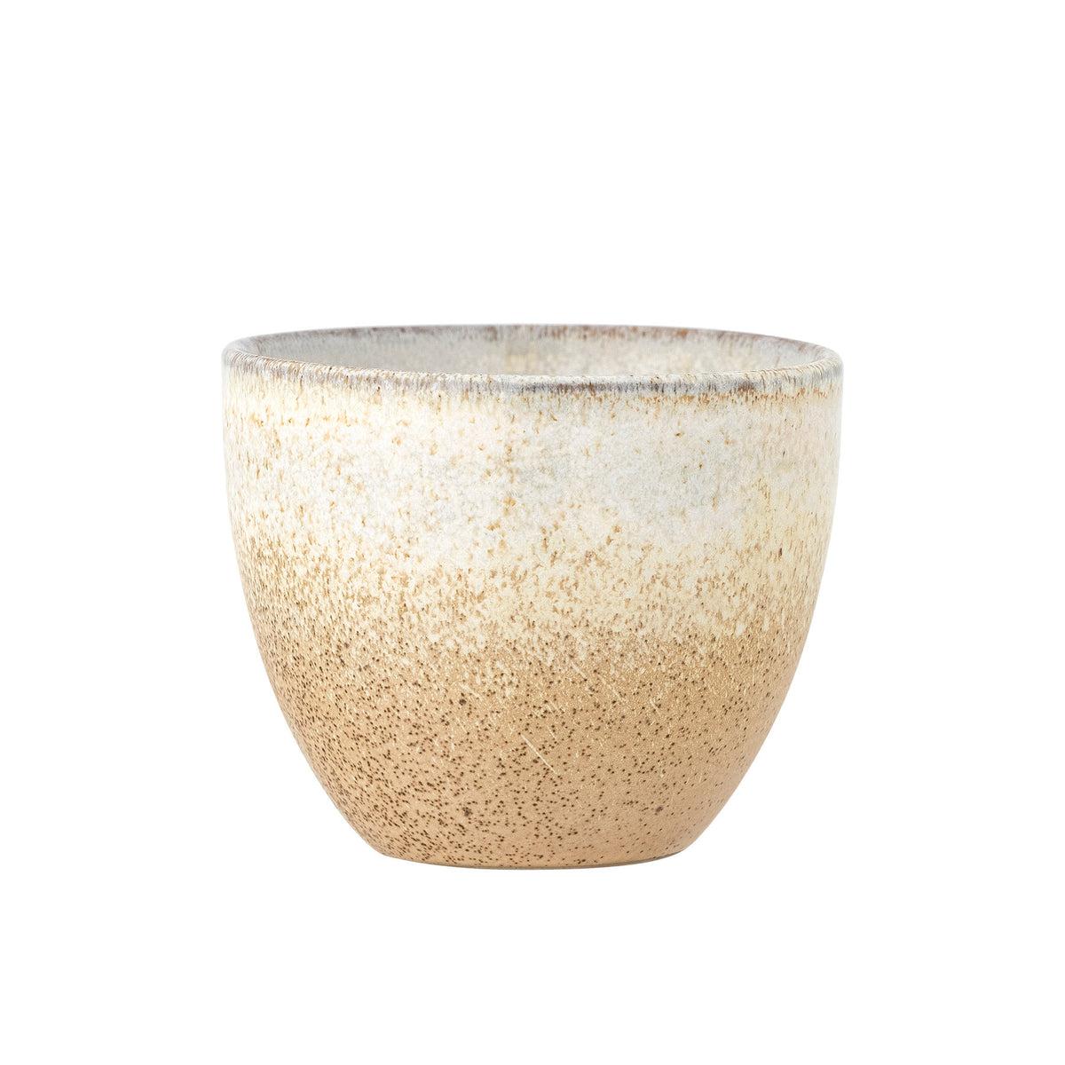 Paula Tasse von Bloomingville aus Steingut, weiss-beige glasiert, mit Henkel