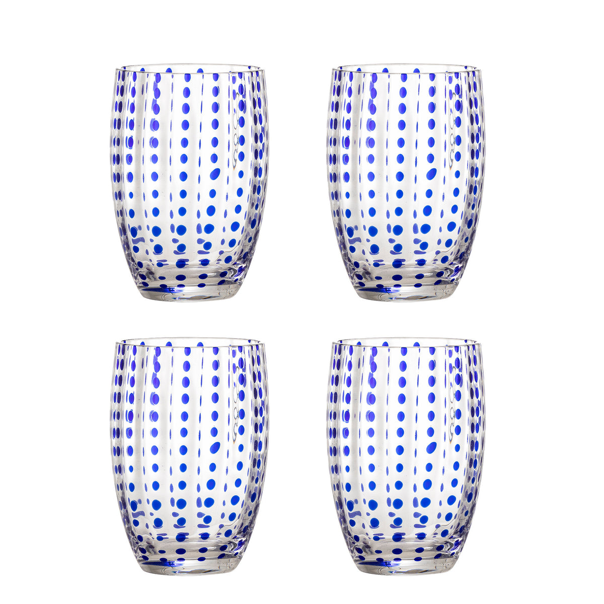Brinley Trinkglas, Blau, Glas in Blau präsentiert im Onlineshop von KAQTU Design AG. Trinkgläser ist von Bloomingville