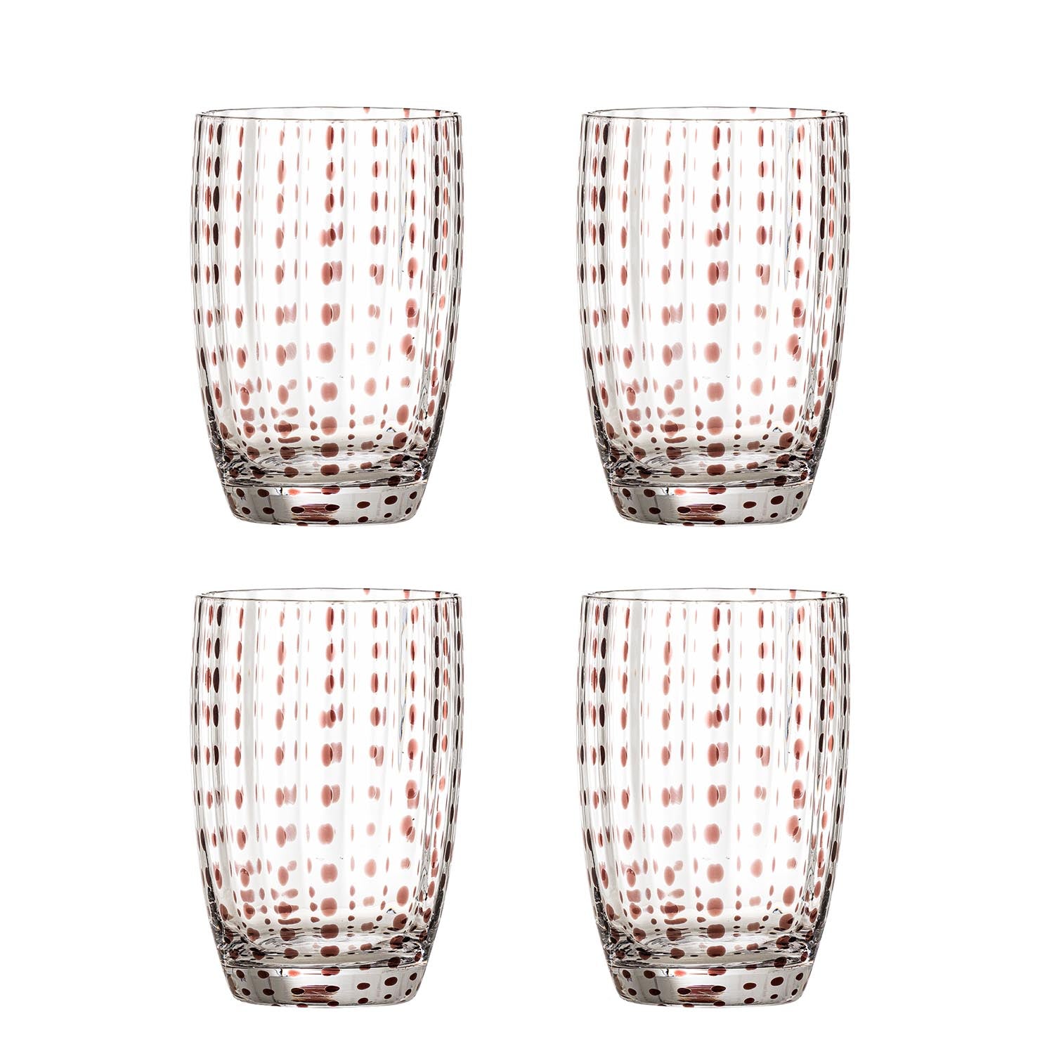 Brinley Trinkglas, Braun, Glas in Braun präsentiert im Onlineshop von KAQTU Design AG. Glas ist von Bloomingville