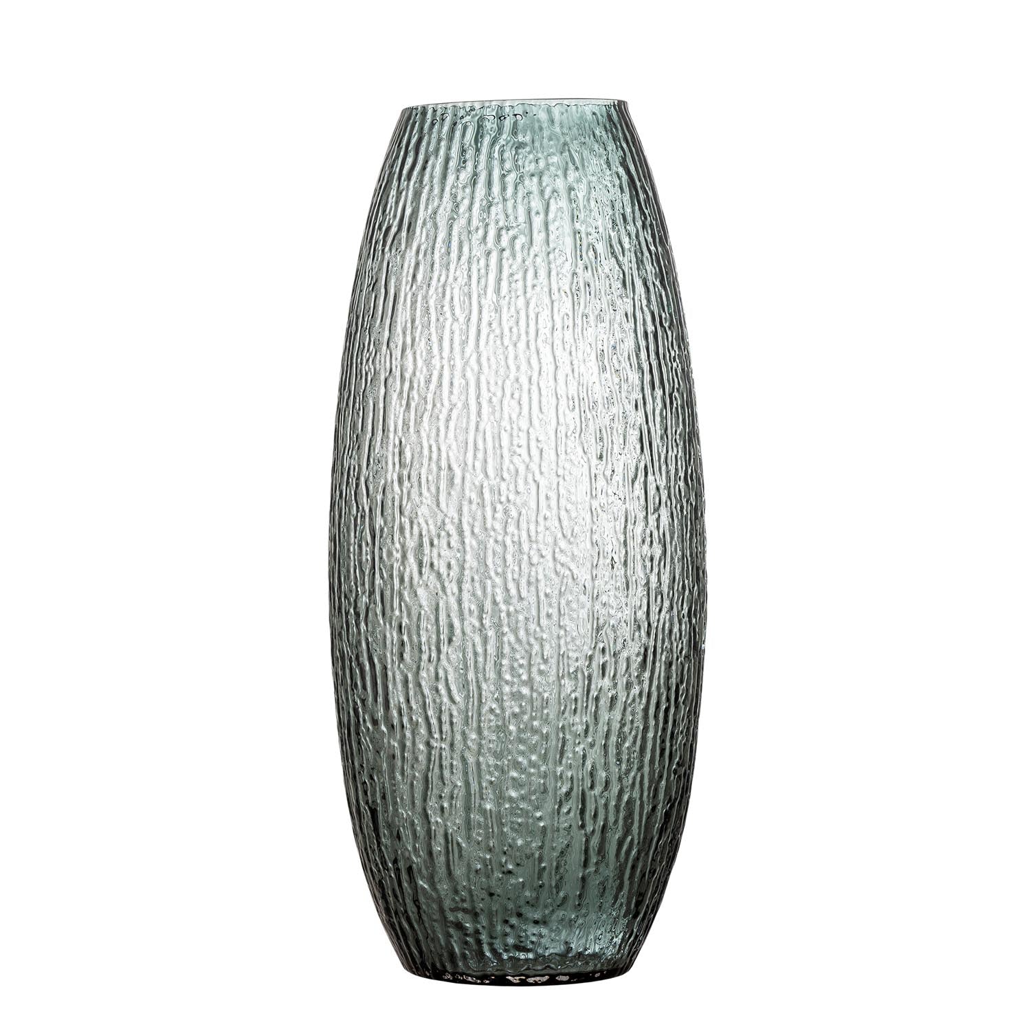 Brock Vase, Grau, Glas in Grau präsentiert im Onlineshop von KAQTU Design AG. Vase ist von Bloomingville