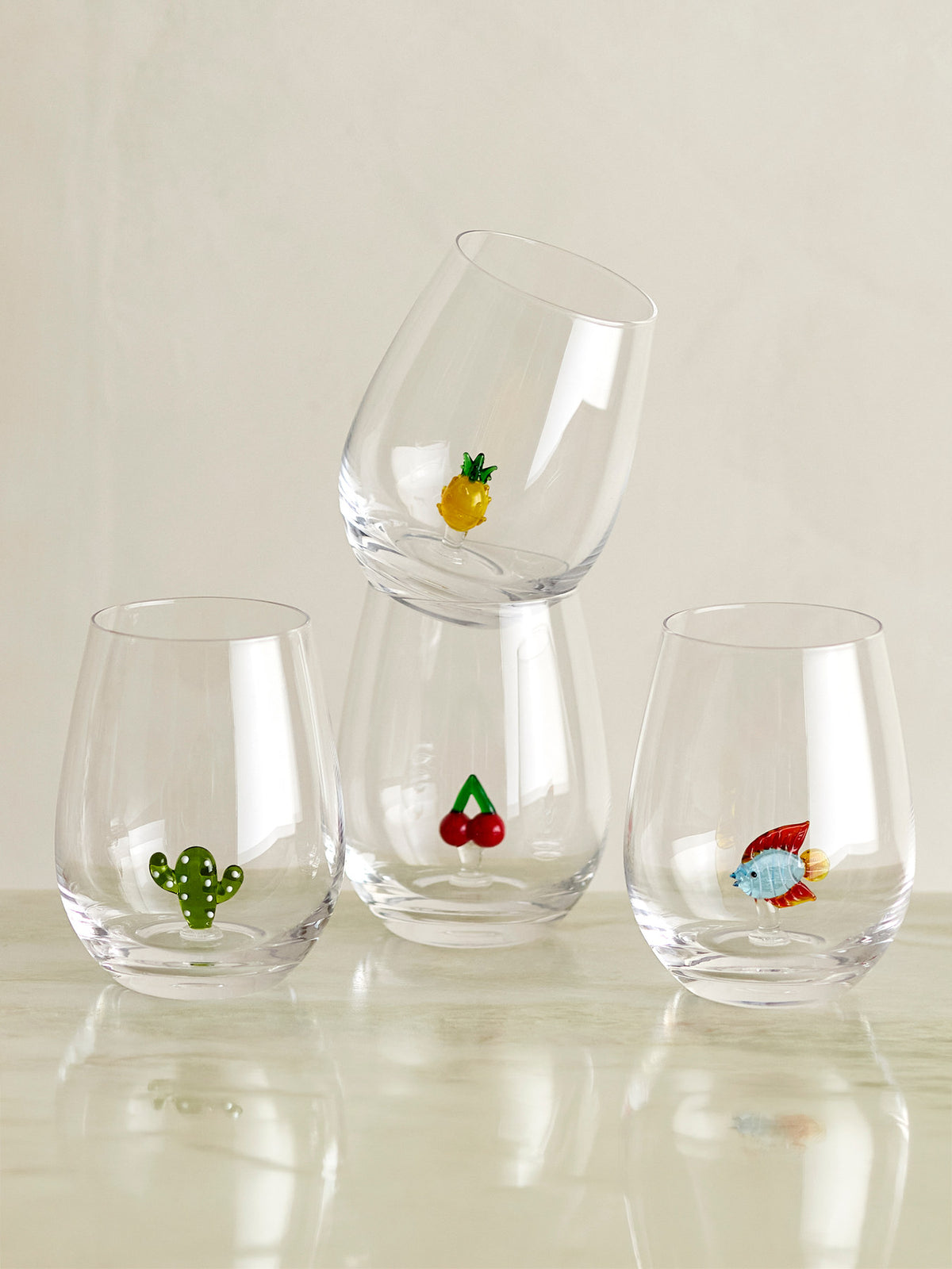Misa Trinkglas, Multipack, Klar, Glas in Klar präsentiert im Onlineshop von KAQTU Design AG. Glas ist von Bloomingville